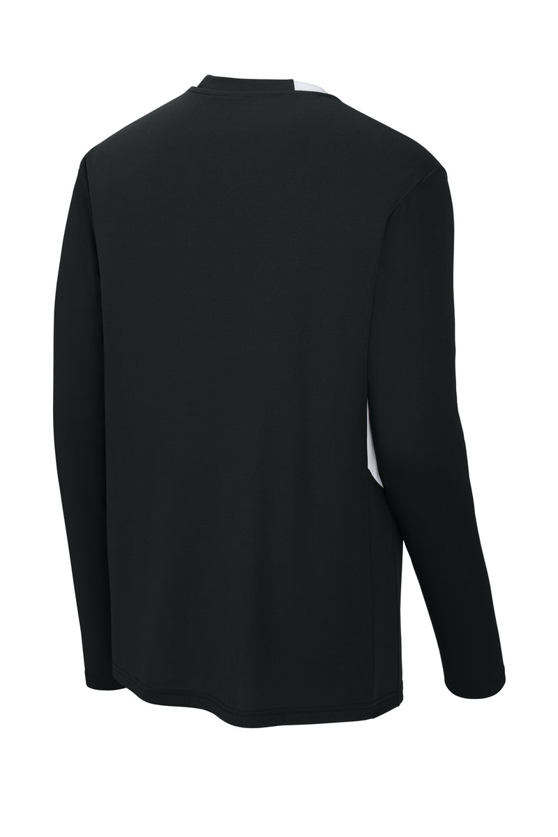 Sport-Tek Club 1/4-Zip Pullover - Black/ White