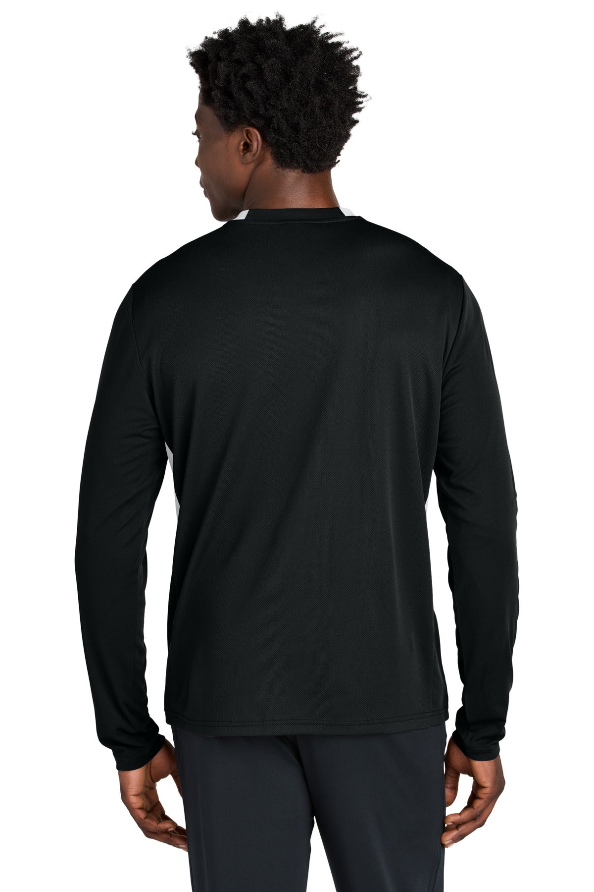 Sport-Tek Club 1/4-Zip Pullover - Black/ White