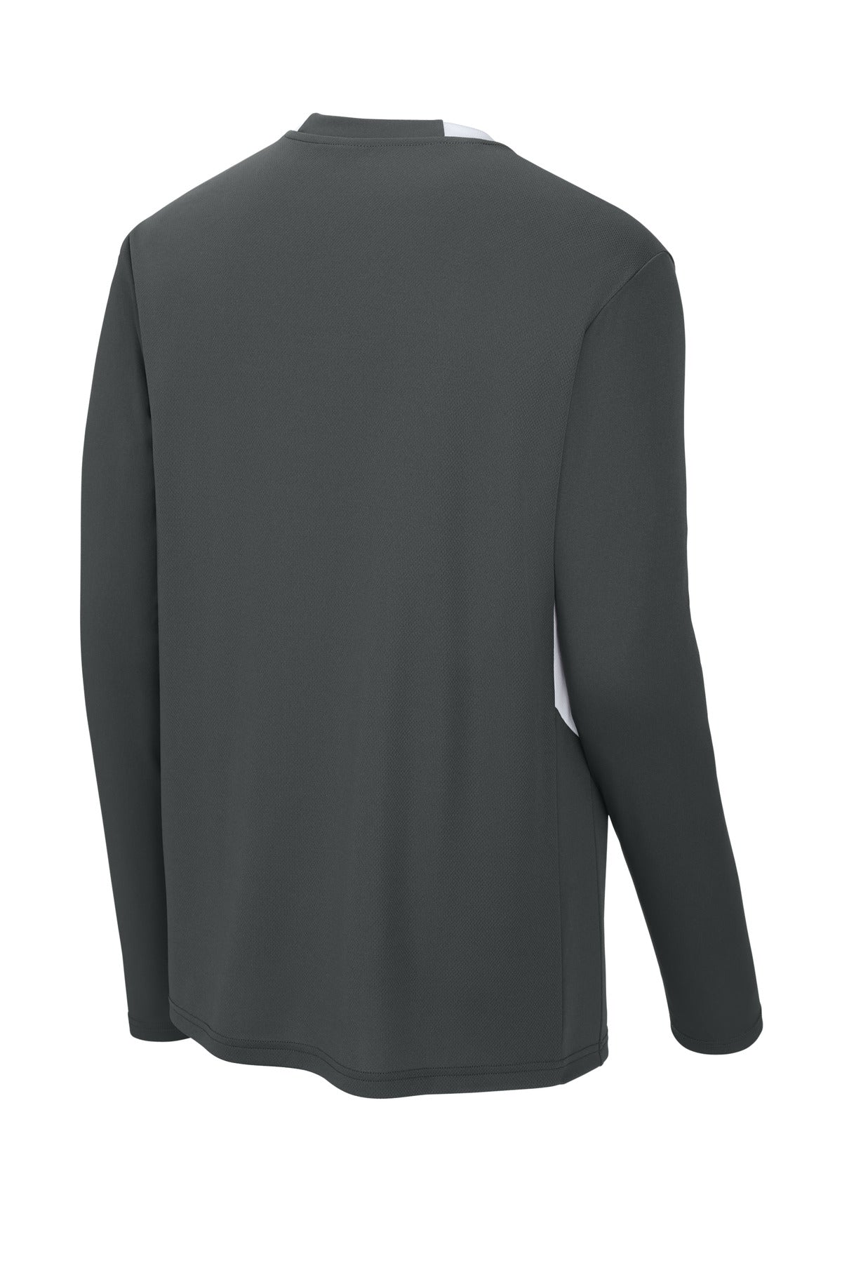 Sport-Tek Club 1/4-Zip Pullover - Iron Grey/ White