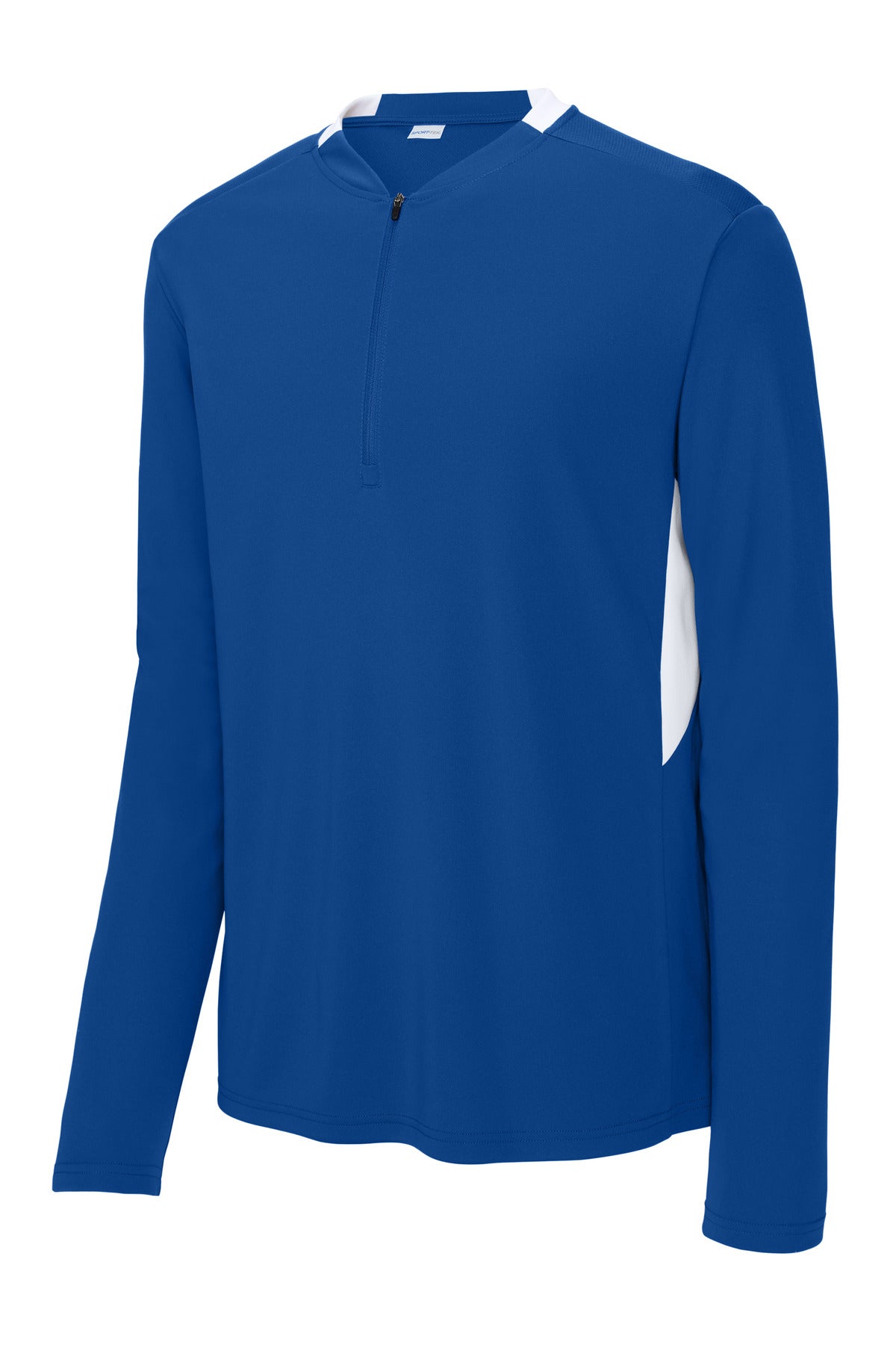 Sport-Tek Club 1/4-Zip Pullover - True Royal/ White