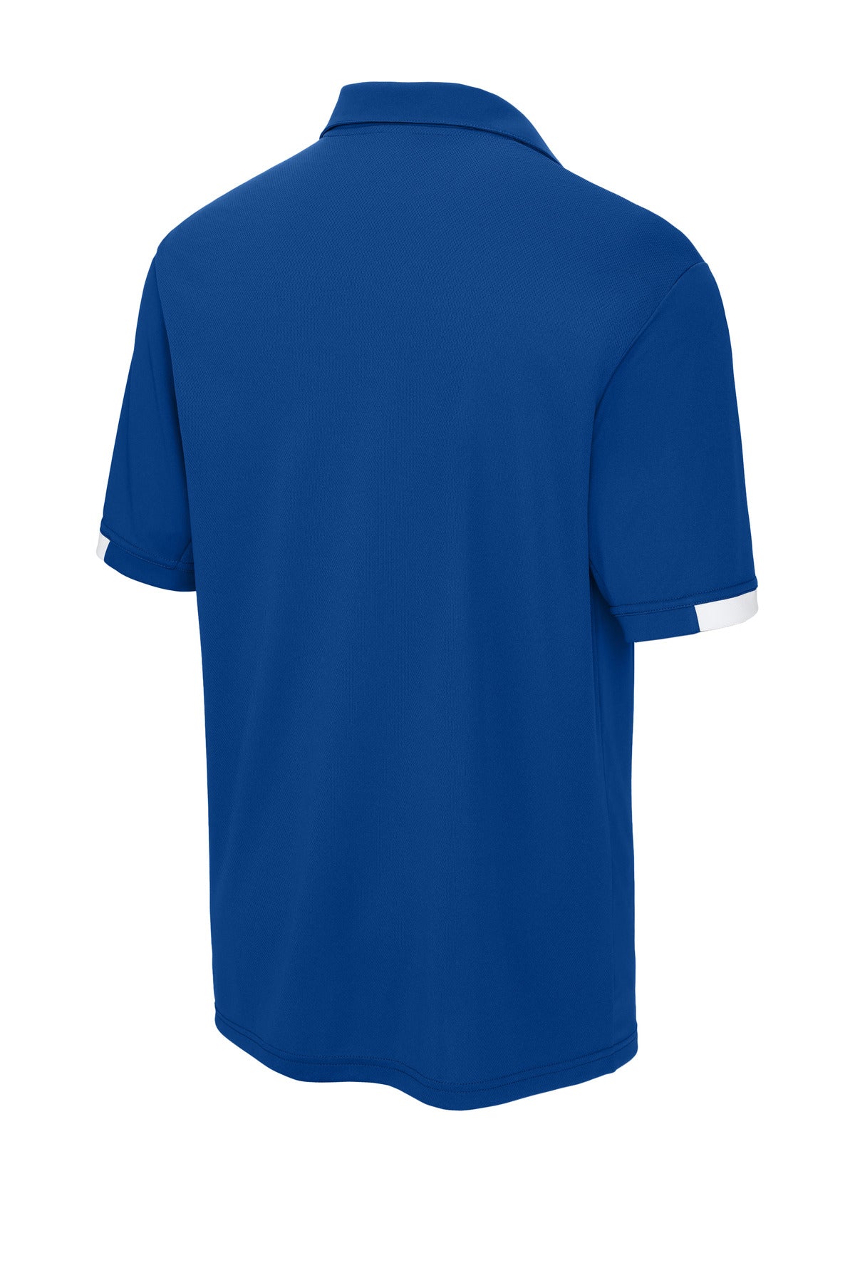 Sport-Tek Club Colorblock Polo - True Royal/ White