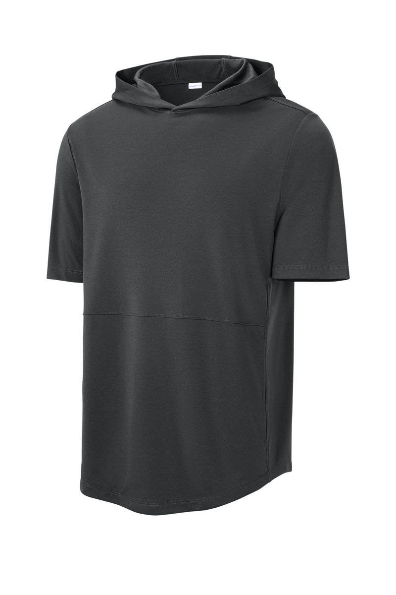 Sport-Tek Club Short Sleeve Hoodie - Iron Grey