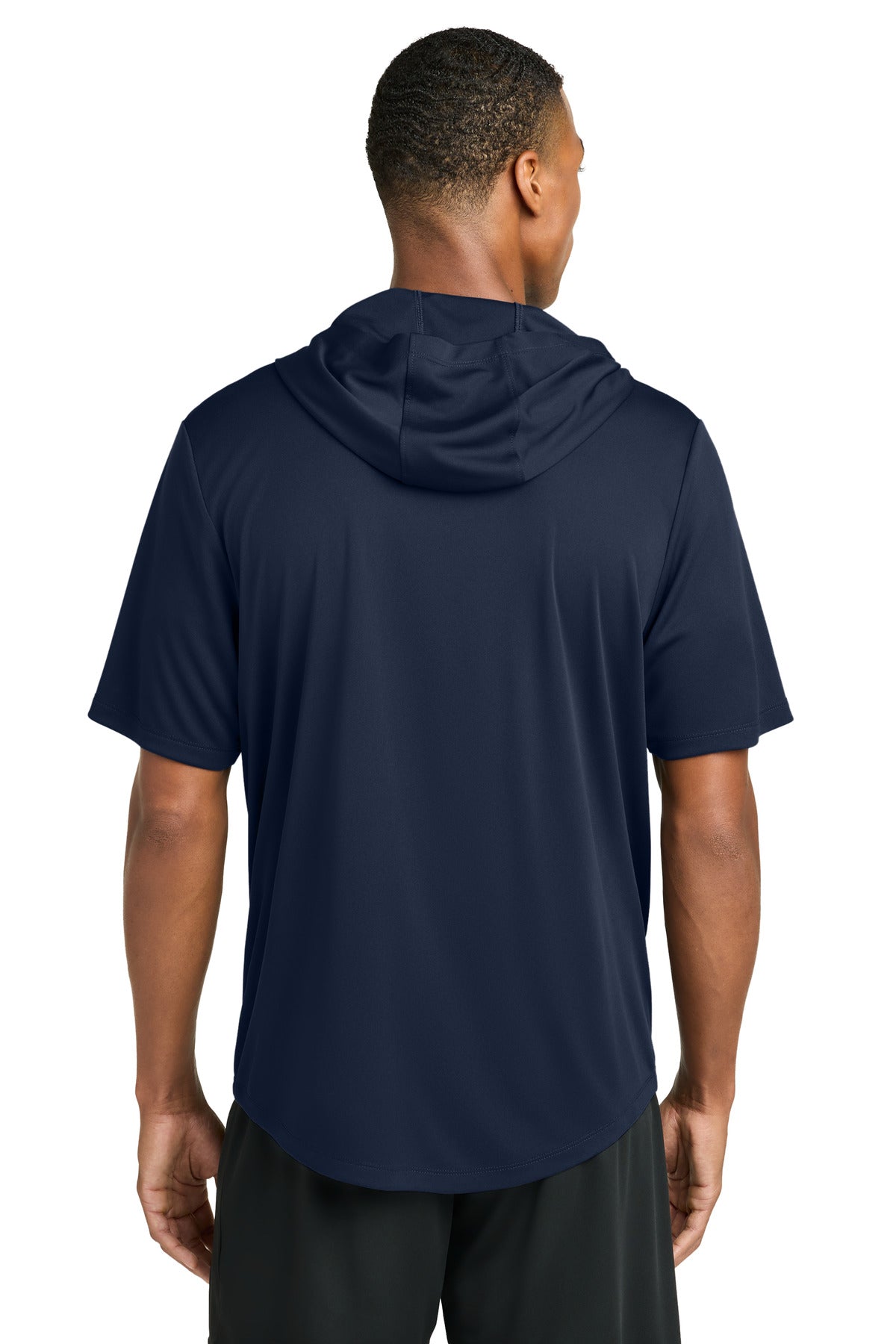 Sport-Tek Club Short Sleeve Hoodie - True Navy