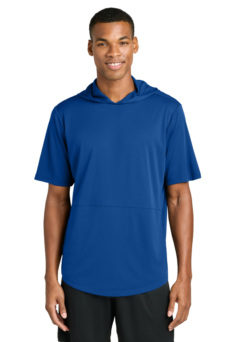 Sport-Tek Club Short Sleeve Hoodie - True Royal