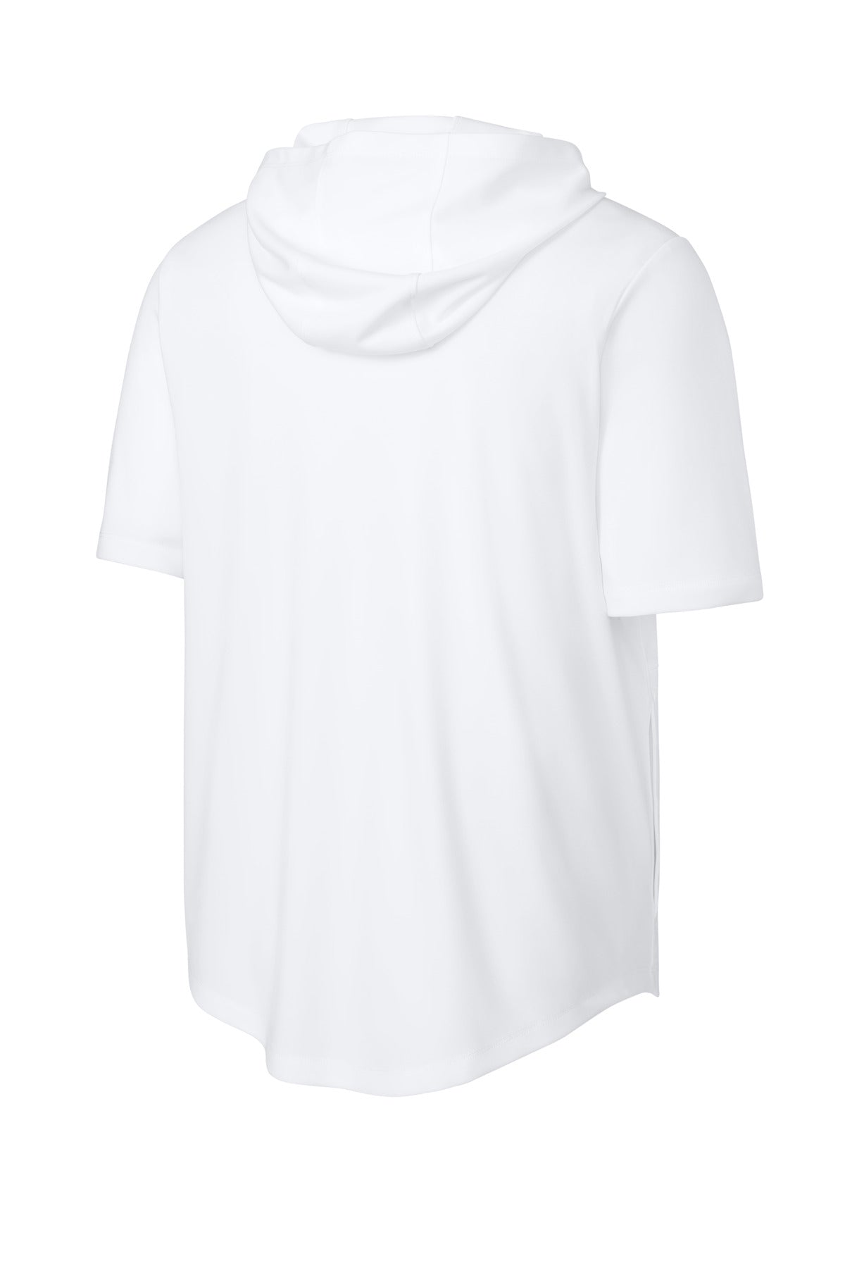 Sport-Tek Club Short Sleeve Hoodie - White