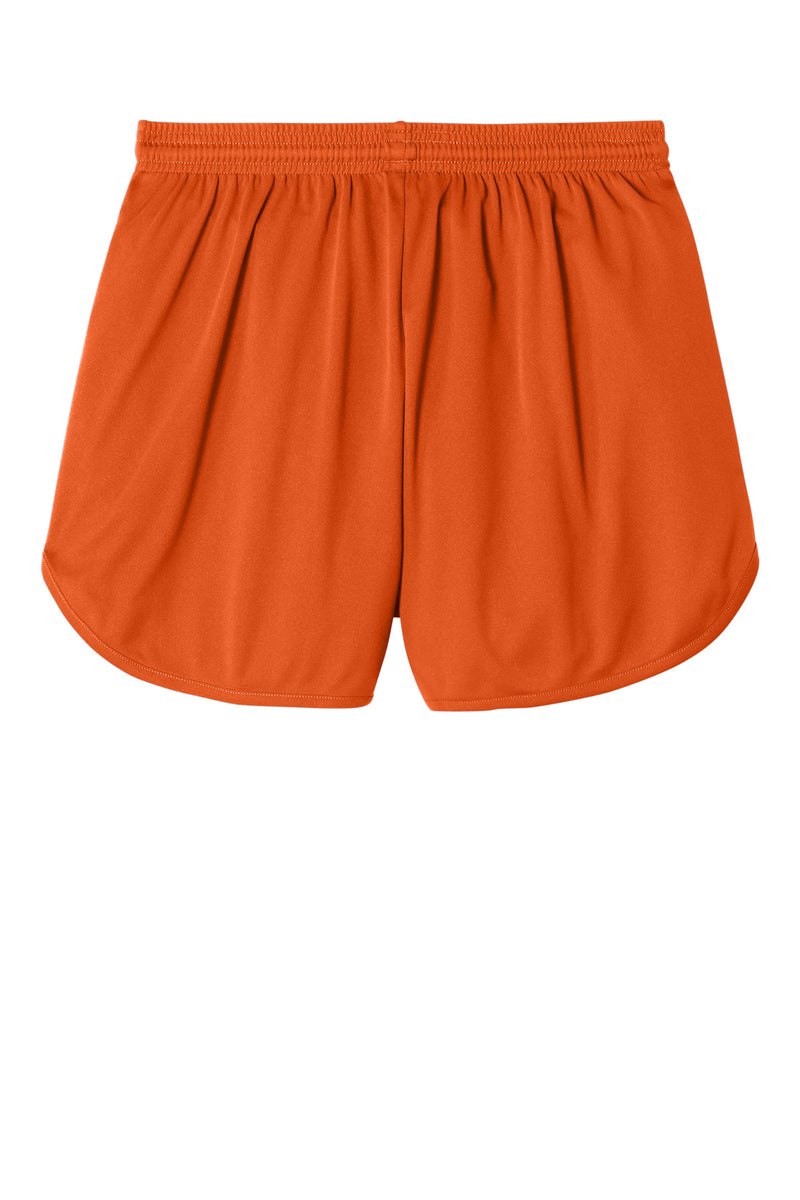 Sport-Tek Club 4  Track Short - Deep Orange