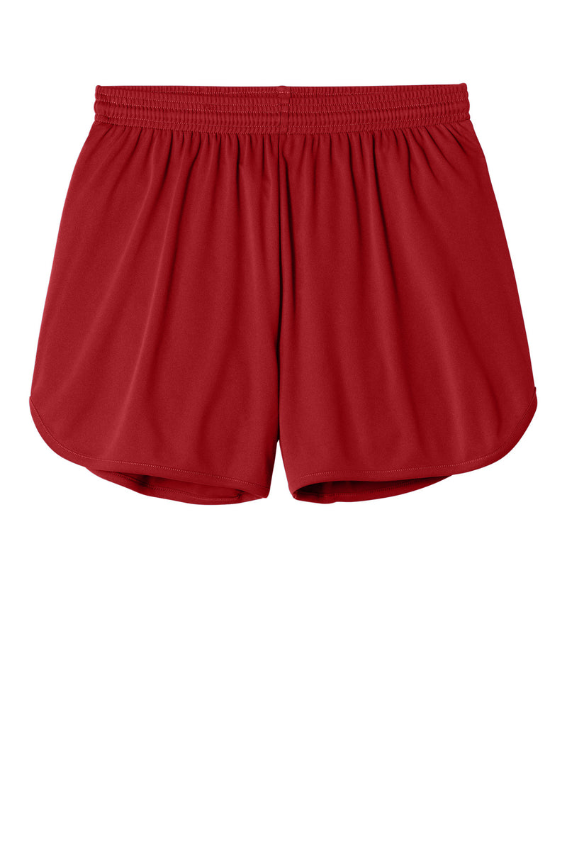 Sport-Tek Club 4  Track Short - Deep Red