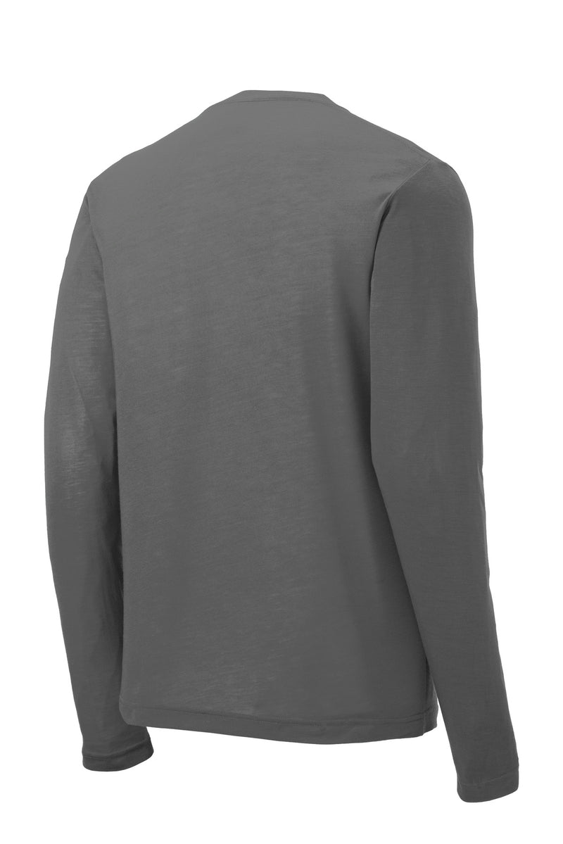 Sport-Tek Long Sleeve PosiCharge Competitor Cotton Touch Tee - Dark Smoke Grey