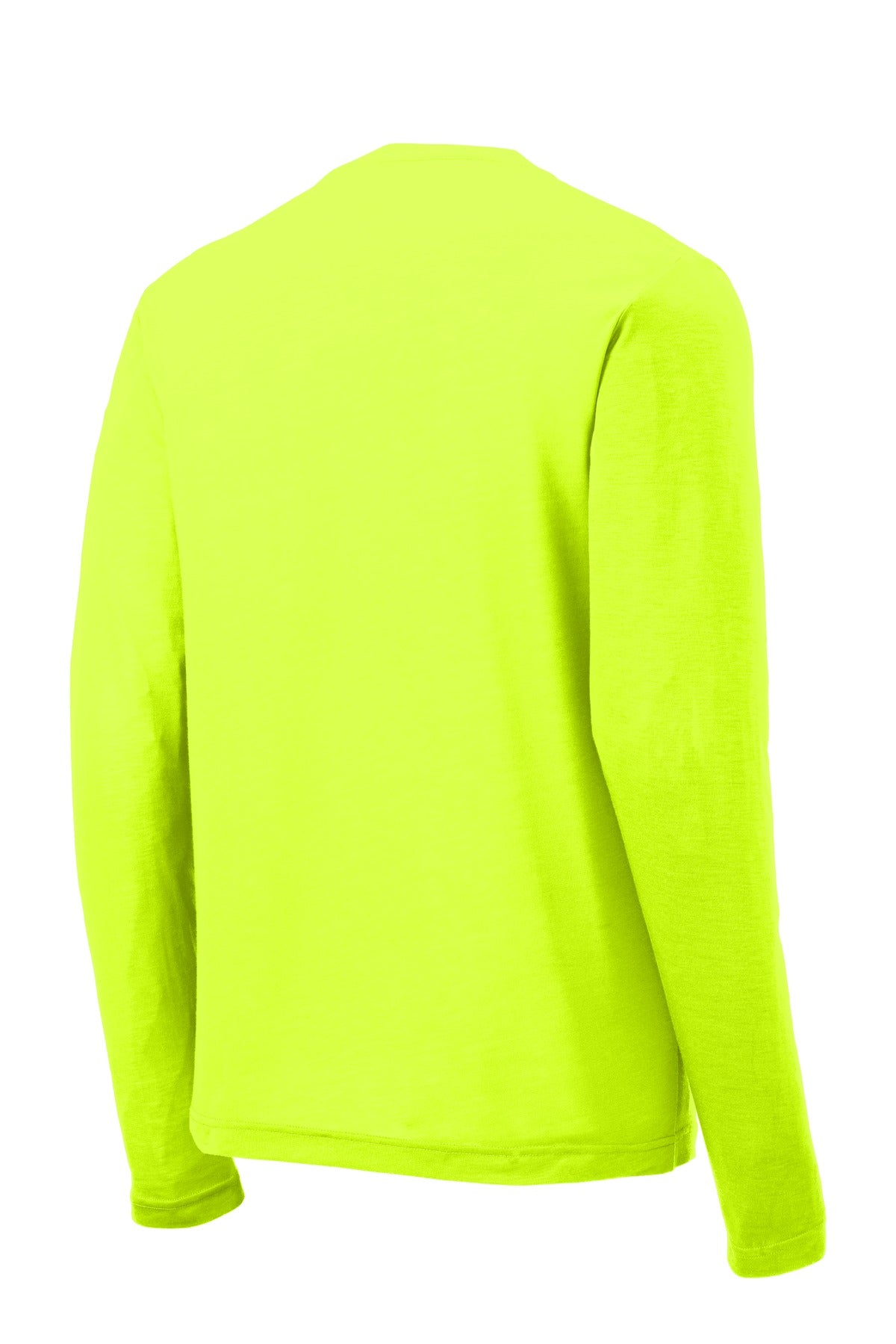Sport-Tek Long Sleeve PosiCharge Competitor Cotton Touch Tee - Neon Yellow