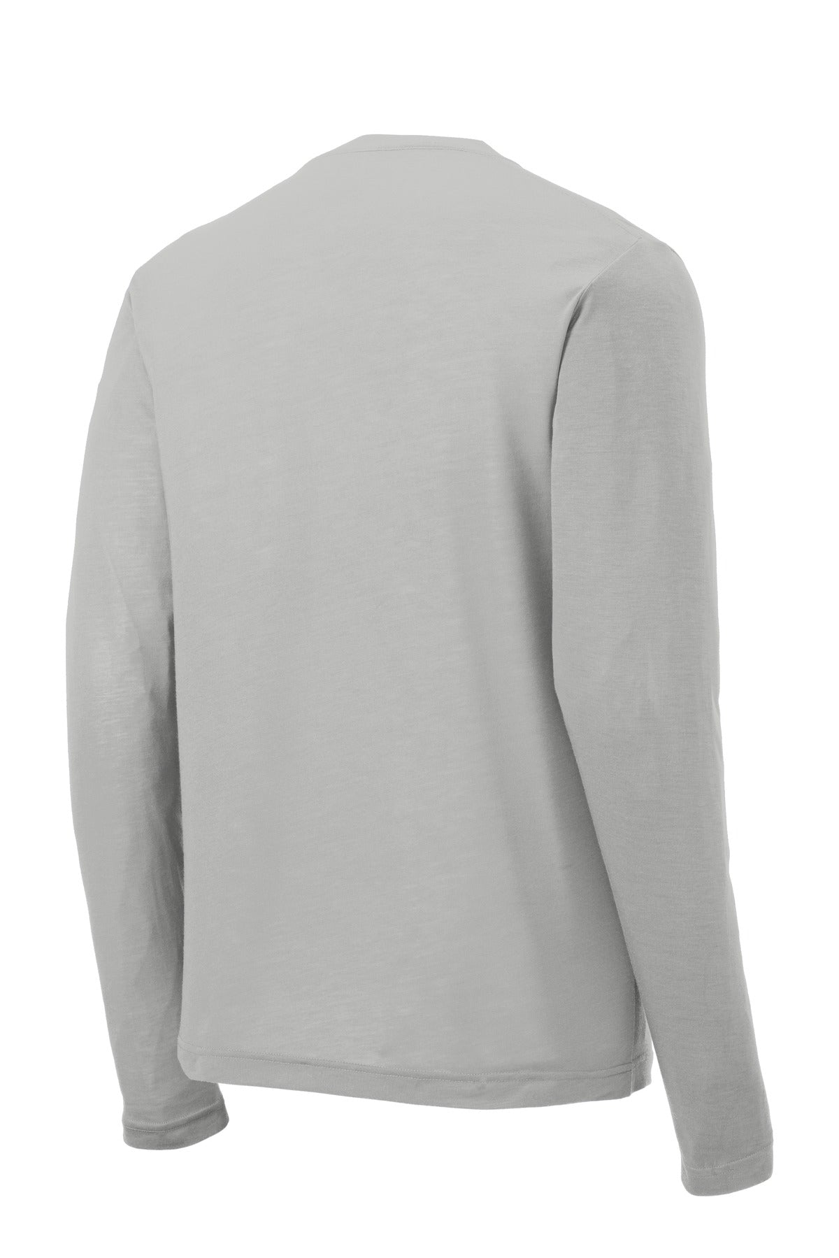 Sport-Tek Long Sleeve PosiCharge Competitor Cotton Touch Tee - Silver