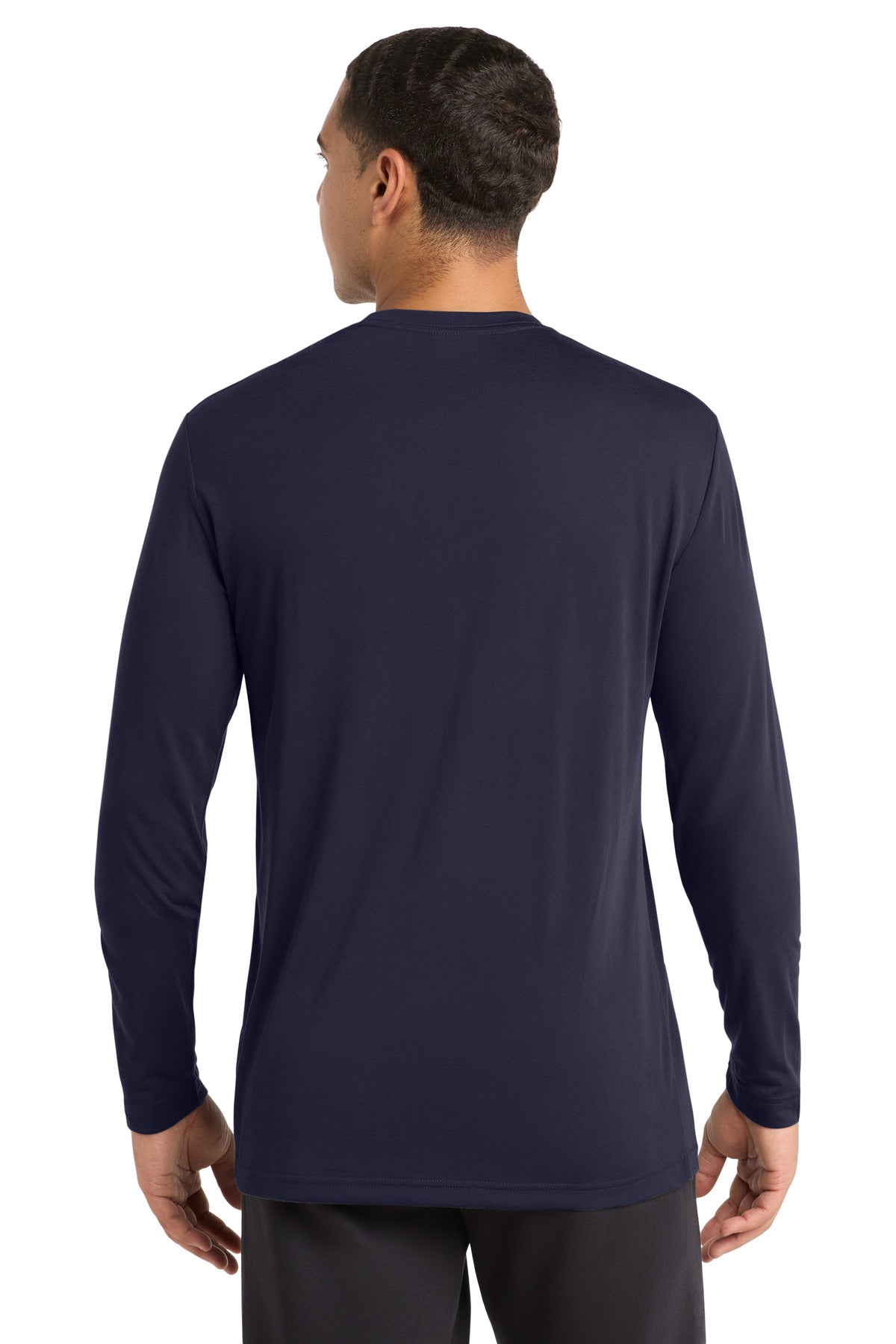Sport-Tek Long Sleeve PosiCharge Competitor Cotton Touch Tee - True Navy