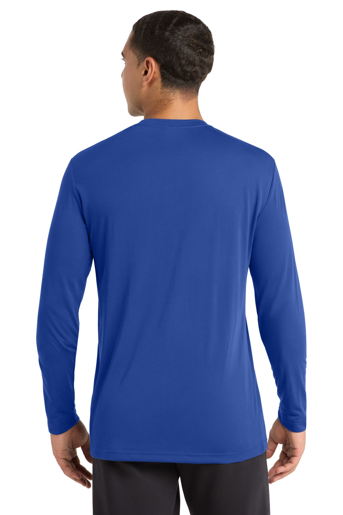 Sport-Tek Long Sleeve PosiCharge Competitor Cotton Touch Tee - True Royal