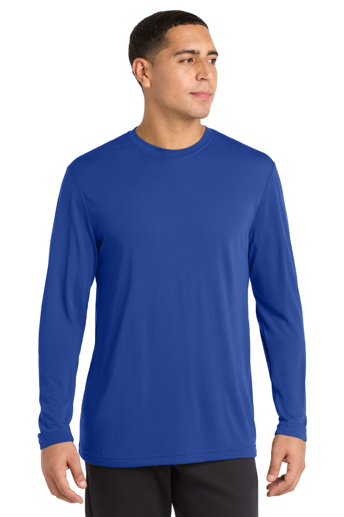 Sport-Tek Long Sleeve PosiCharge Competitor Cotton Touch Tee - True Royal