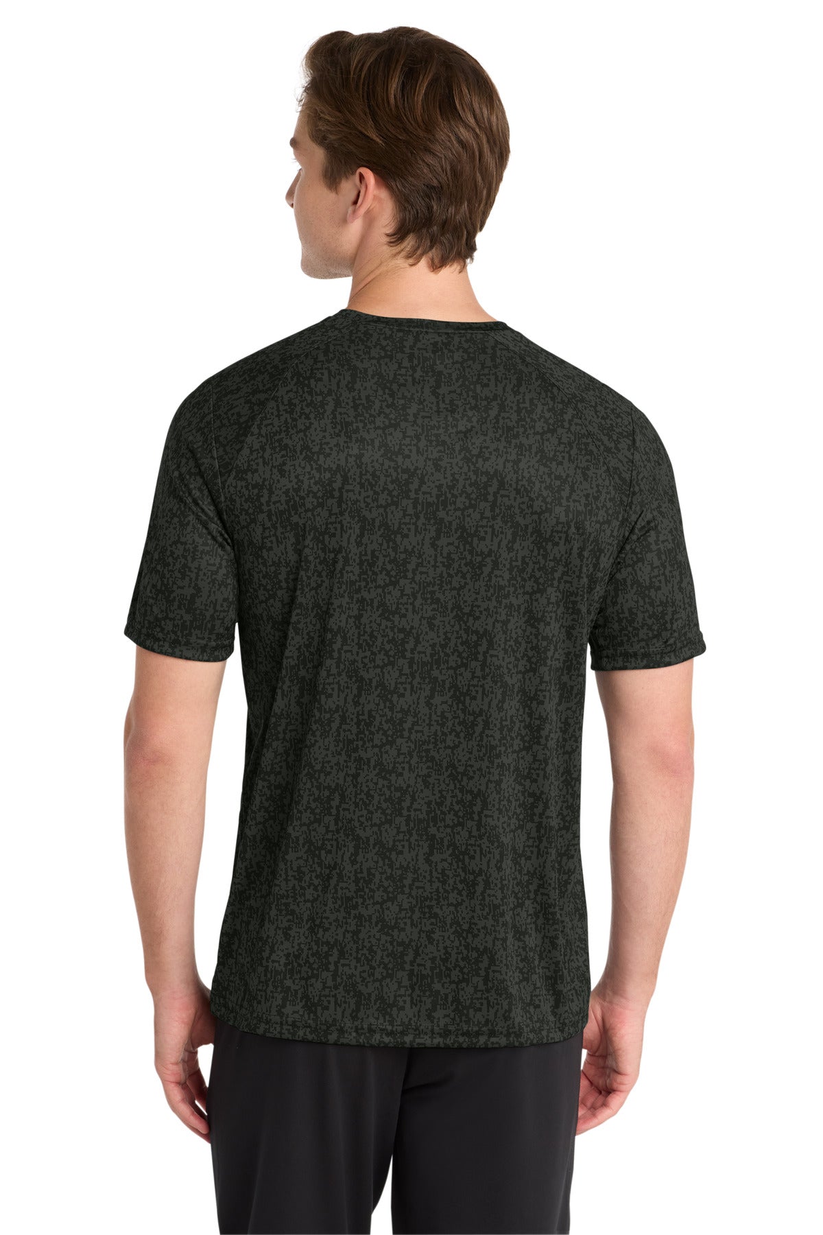 Sport-Tek  Digi Camo Tee - Black