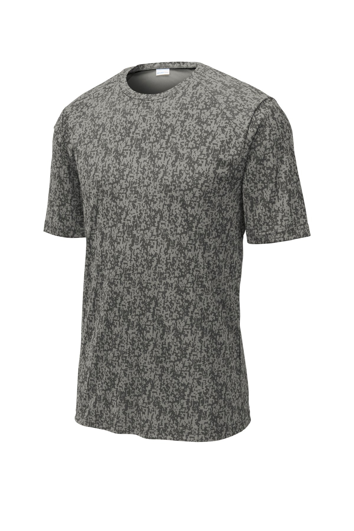 Sport-Tek  Digi Camo Tee - Grey Concrete