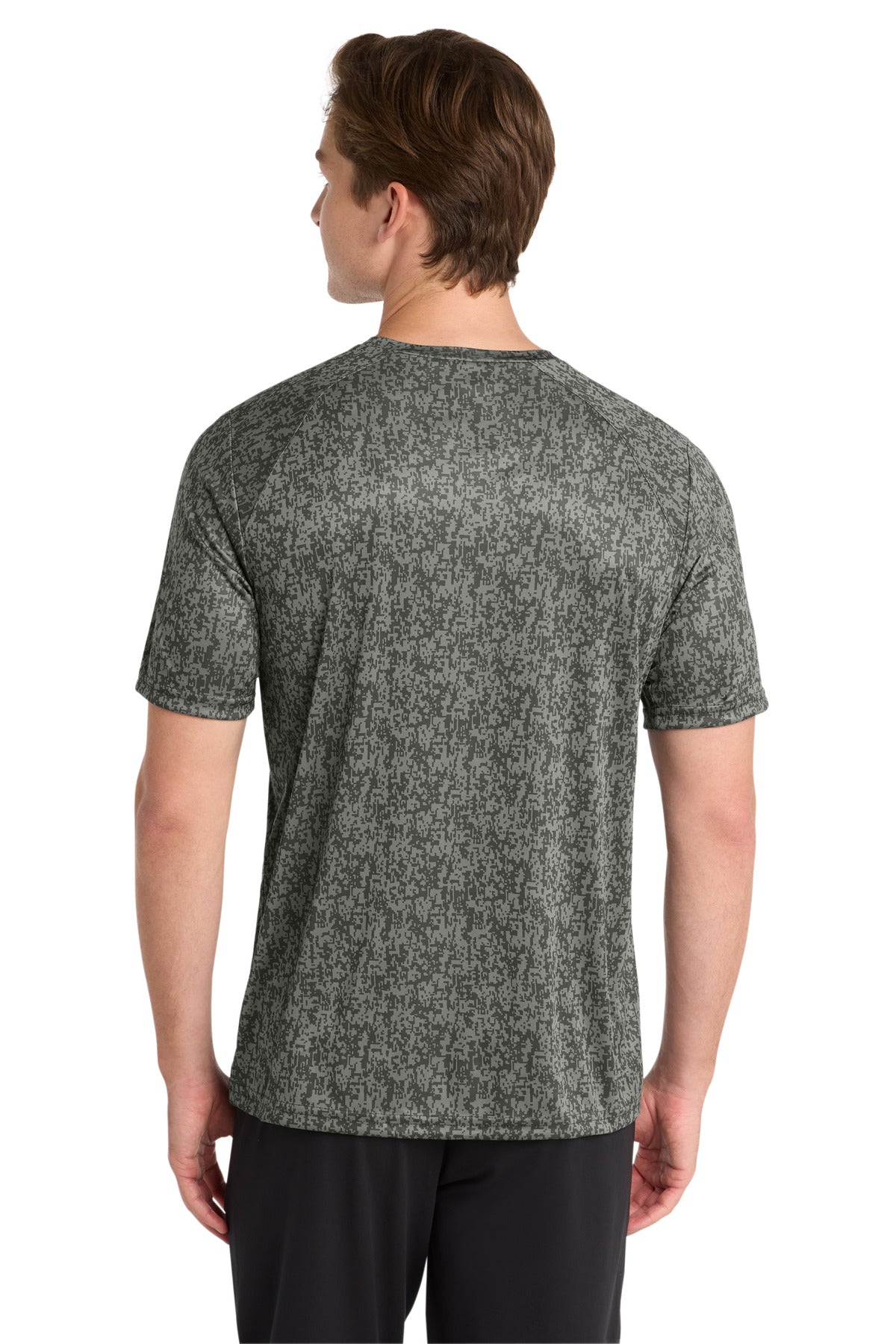 Sport-Tek  Digi Camo Tee - Grey Concrete