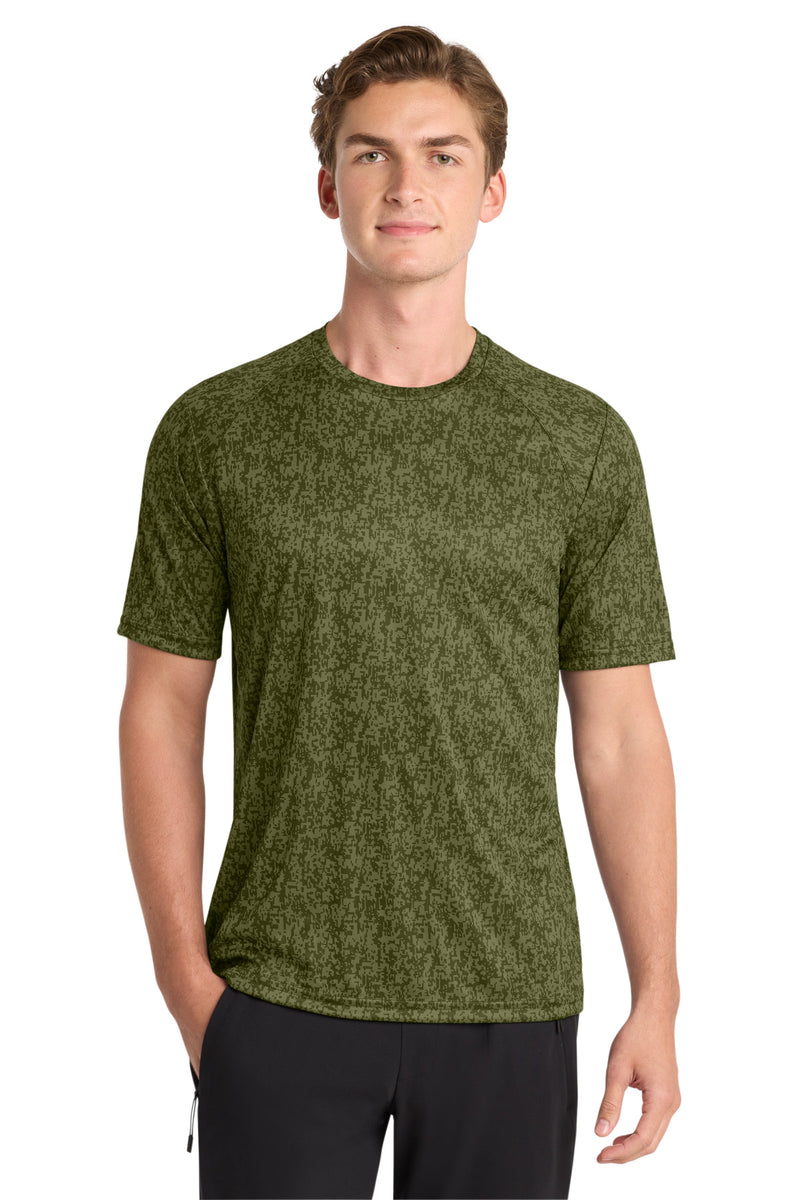 Sport-Tek  Digi Camo Tee - Olive Drab Green