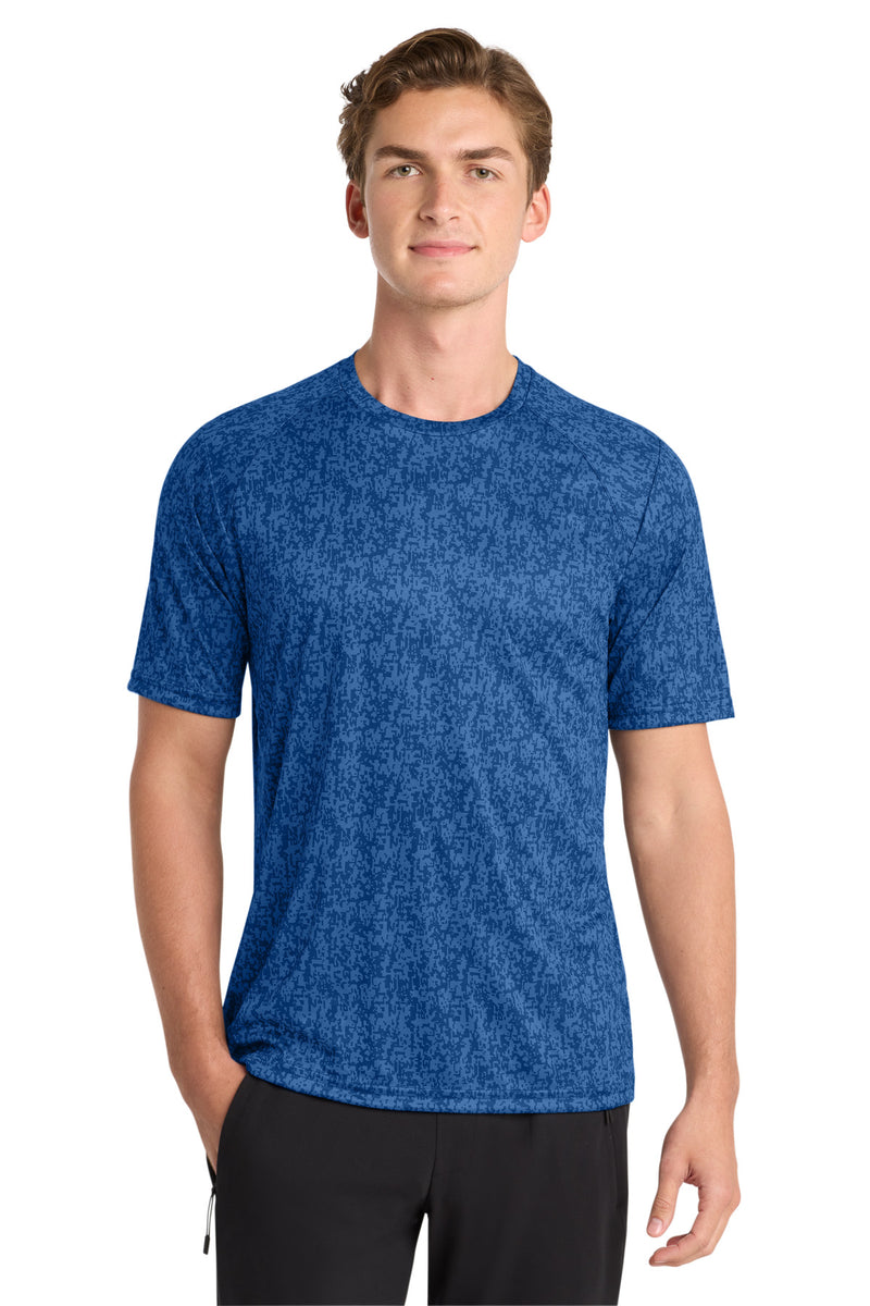 Sport-Tek  Digi Camo Tee - True Royal