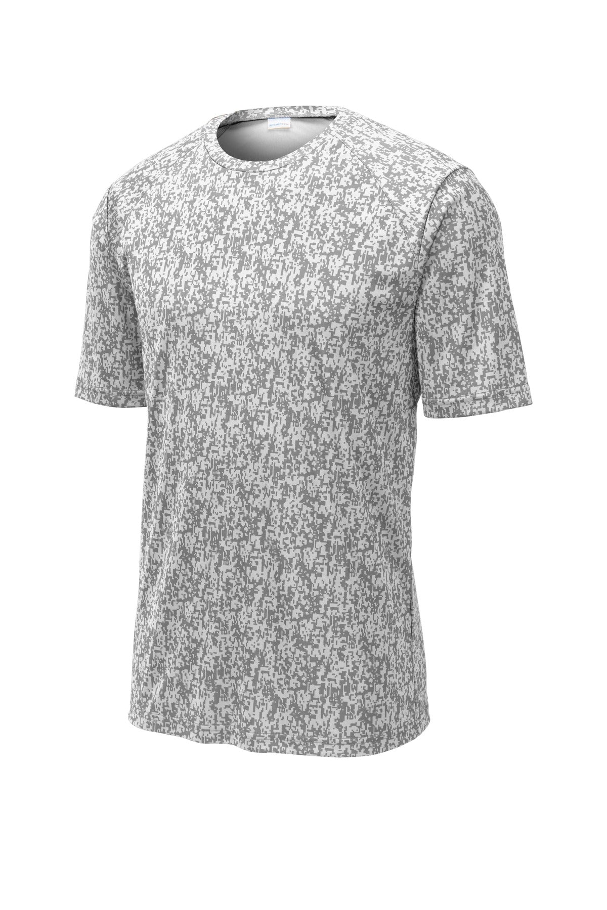 Sport-Tek  Digi Camo Tee - White