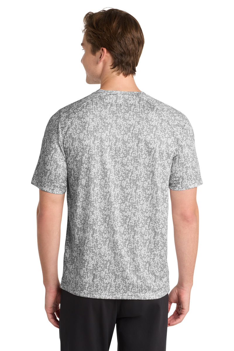 Sport-Tek  Digi Camo Tee - White