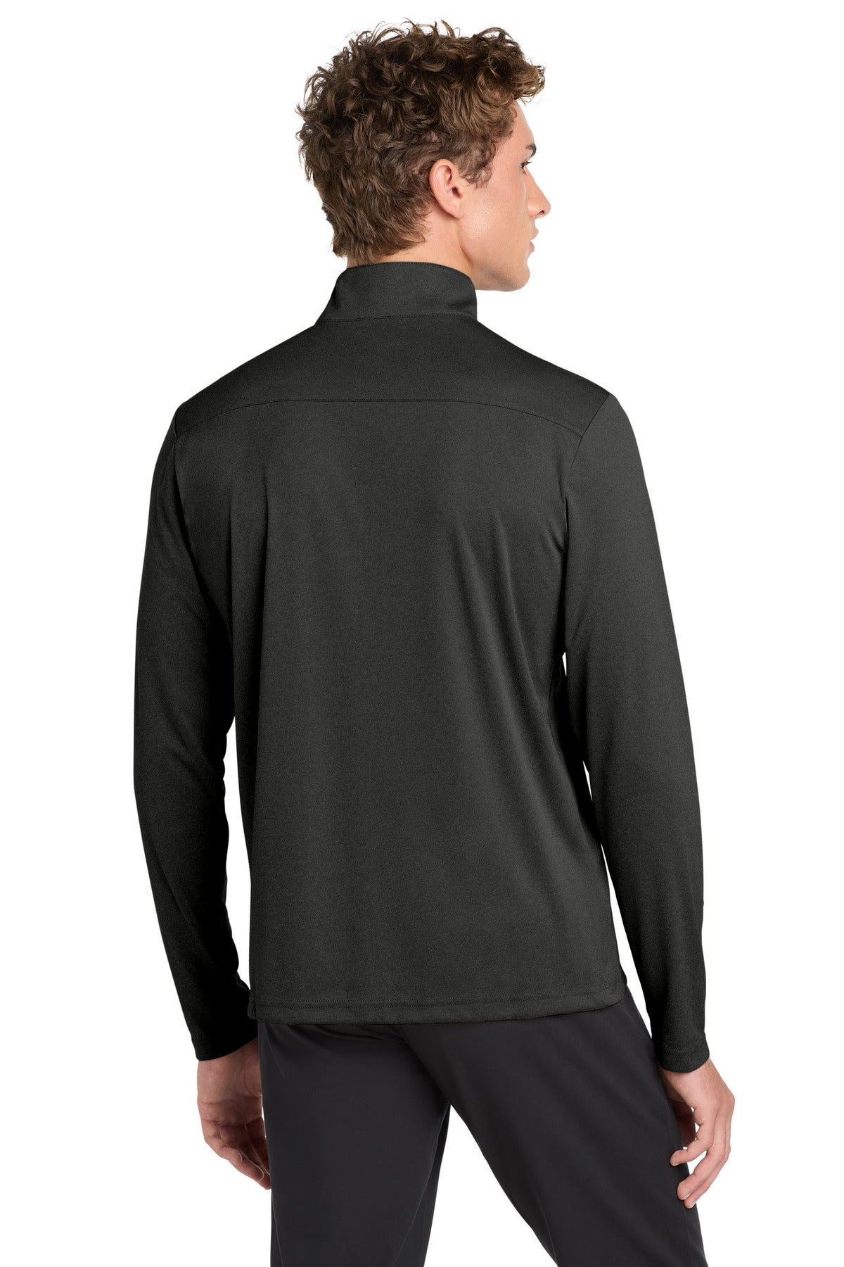 Sport-Tek  Endeavor 1/2-Zip Pullover - Black Heather