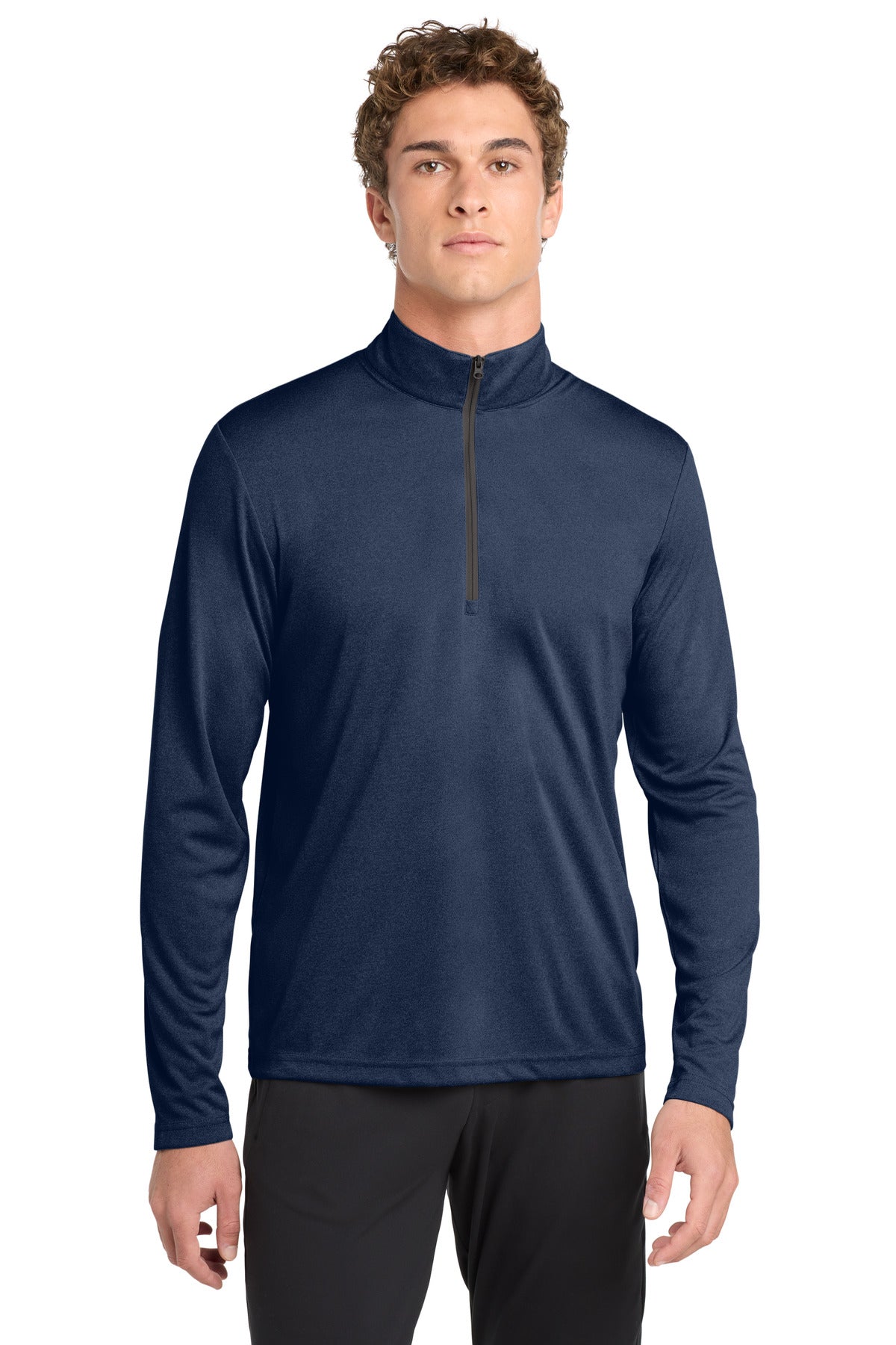 Sport-Tek  Endeavor 1/2-Zip Pullover - Dark Royal Heather