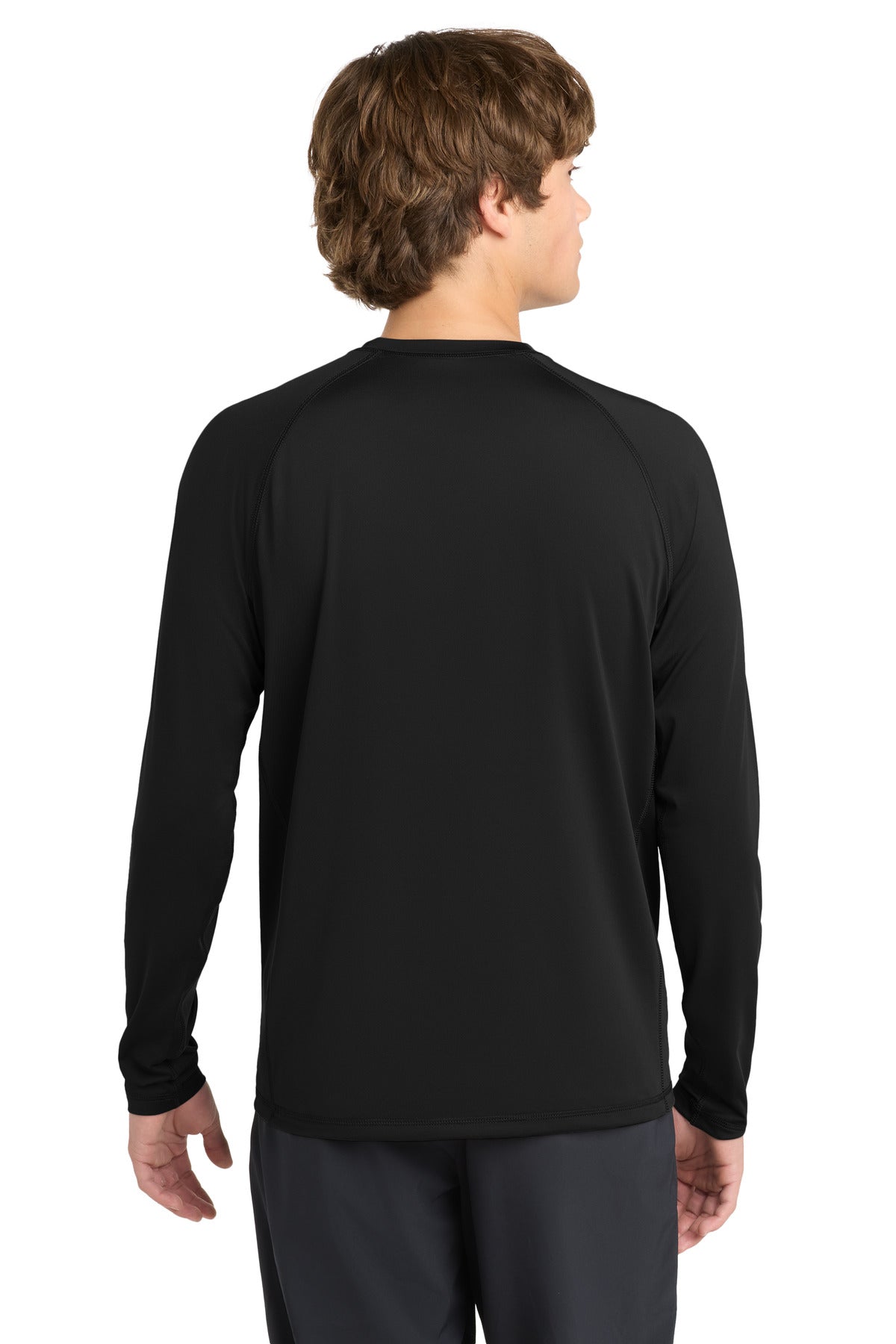 Sport-Tek  Long Sleeve Rashguard Tee - Black