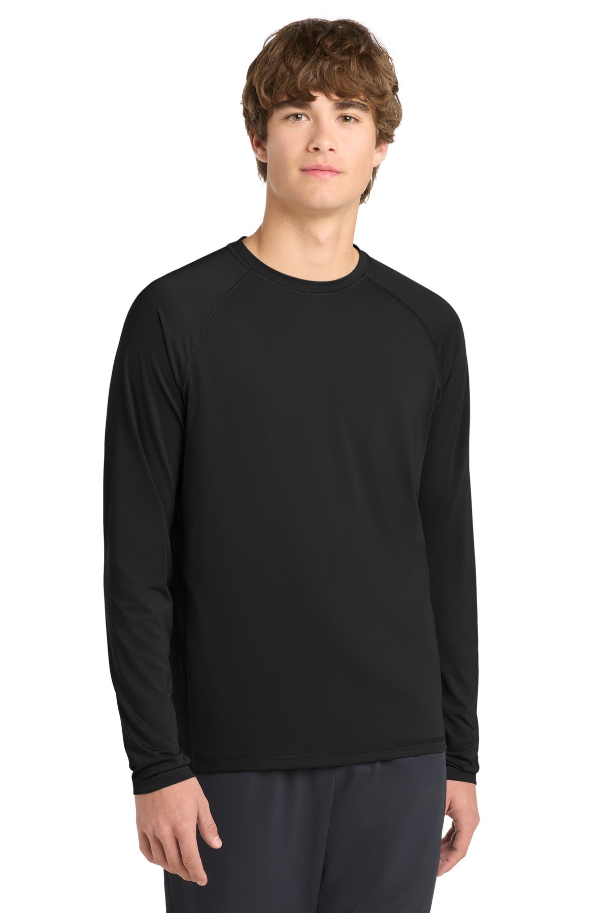 Sport-Tek  Long Sleeve Rashguard Tee - Black
