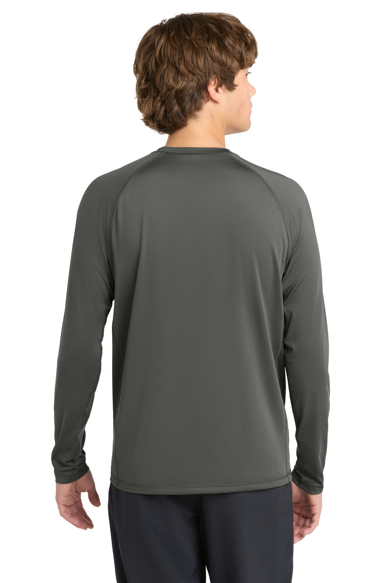 Sport-Tek  Long Sleeve Rashguard Tee - Dark Smoke Grey