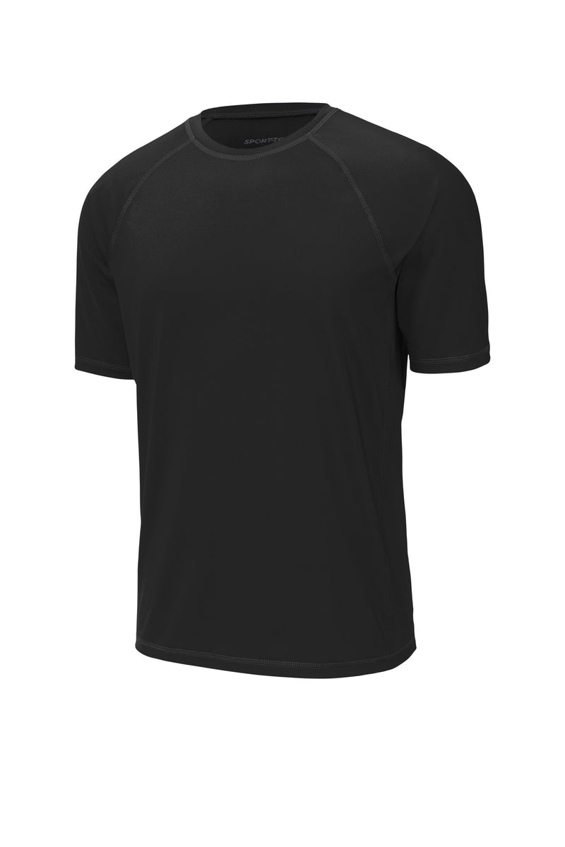 Sport-Tek  Rashguard Tee - Black