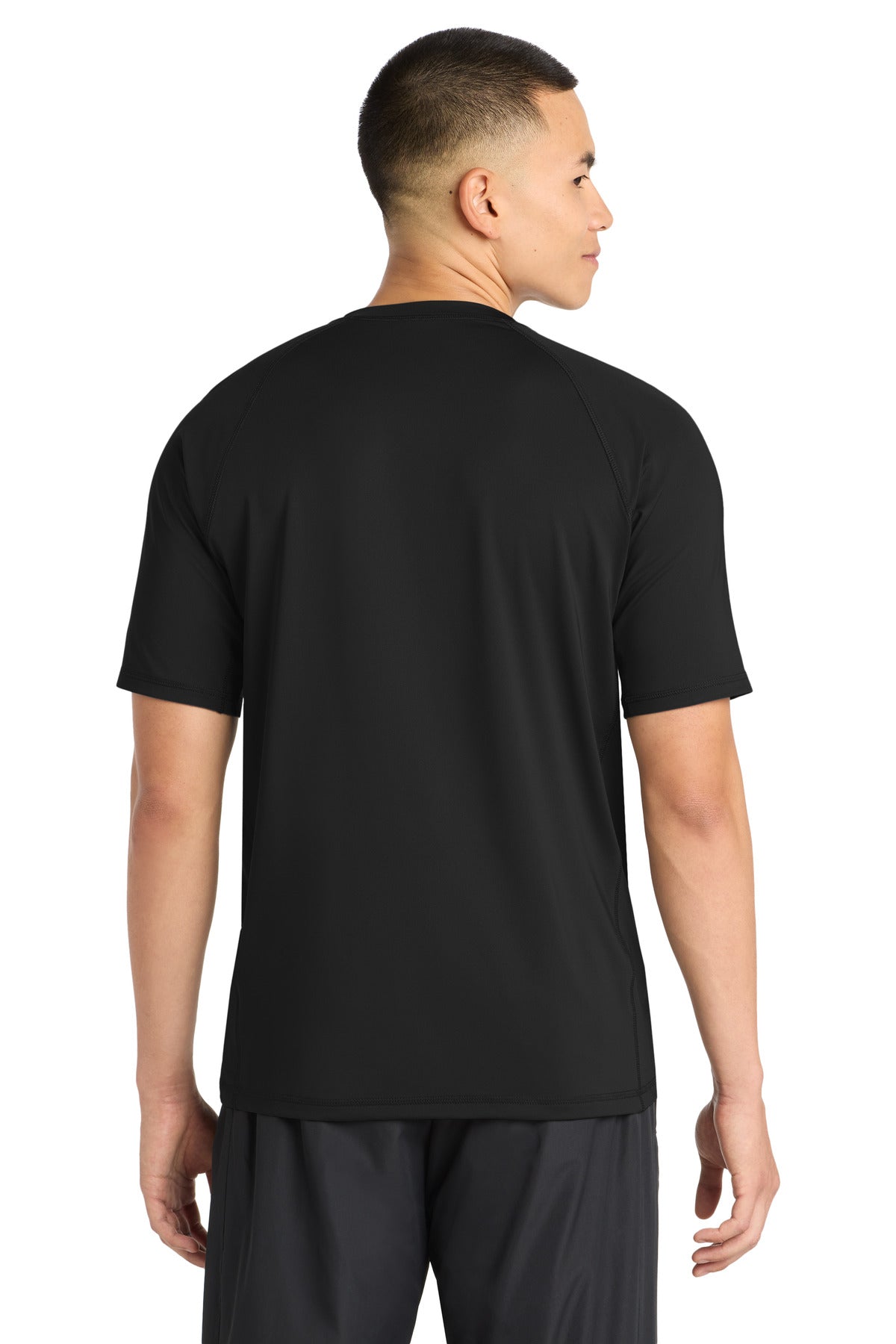Sport-Tek  Rashguard Tee - Black