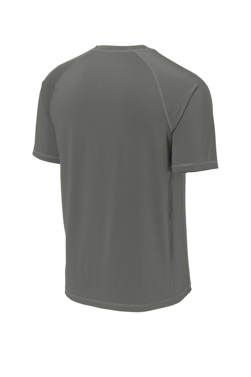 Sport-Tek  Rashguard Tee - Dark Smoke Grey