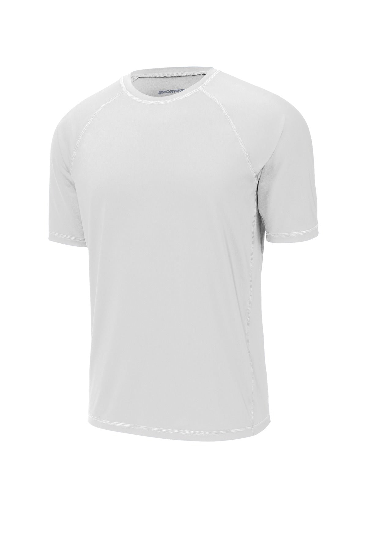 Sport-Tek  Rashguard Tee - White