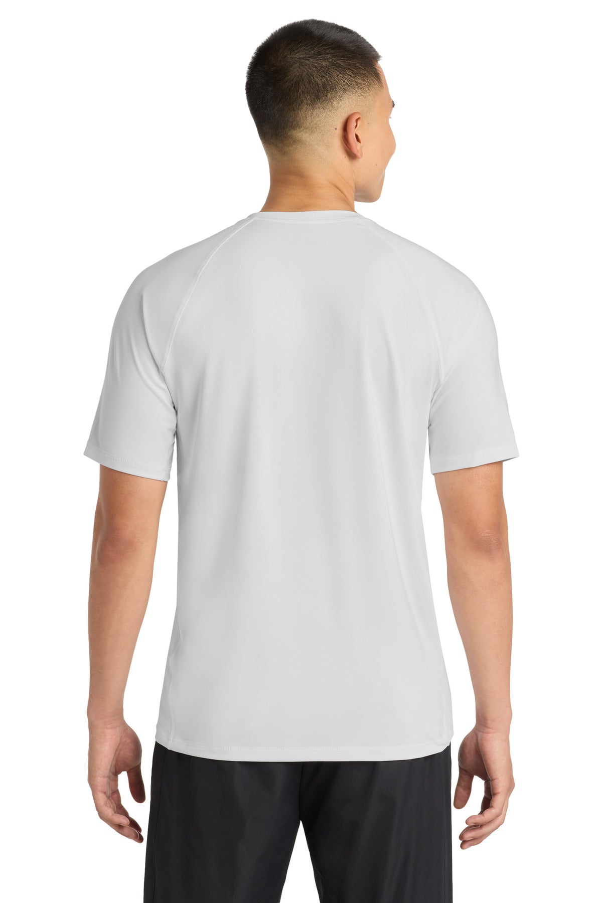 Sport-Tek  Rashguard Tee - White