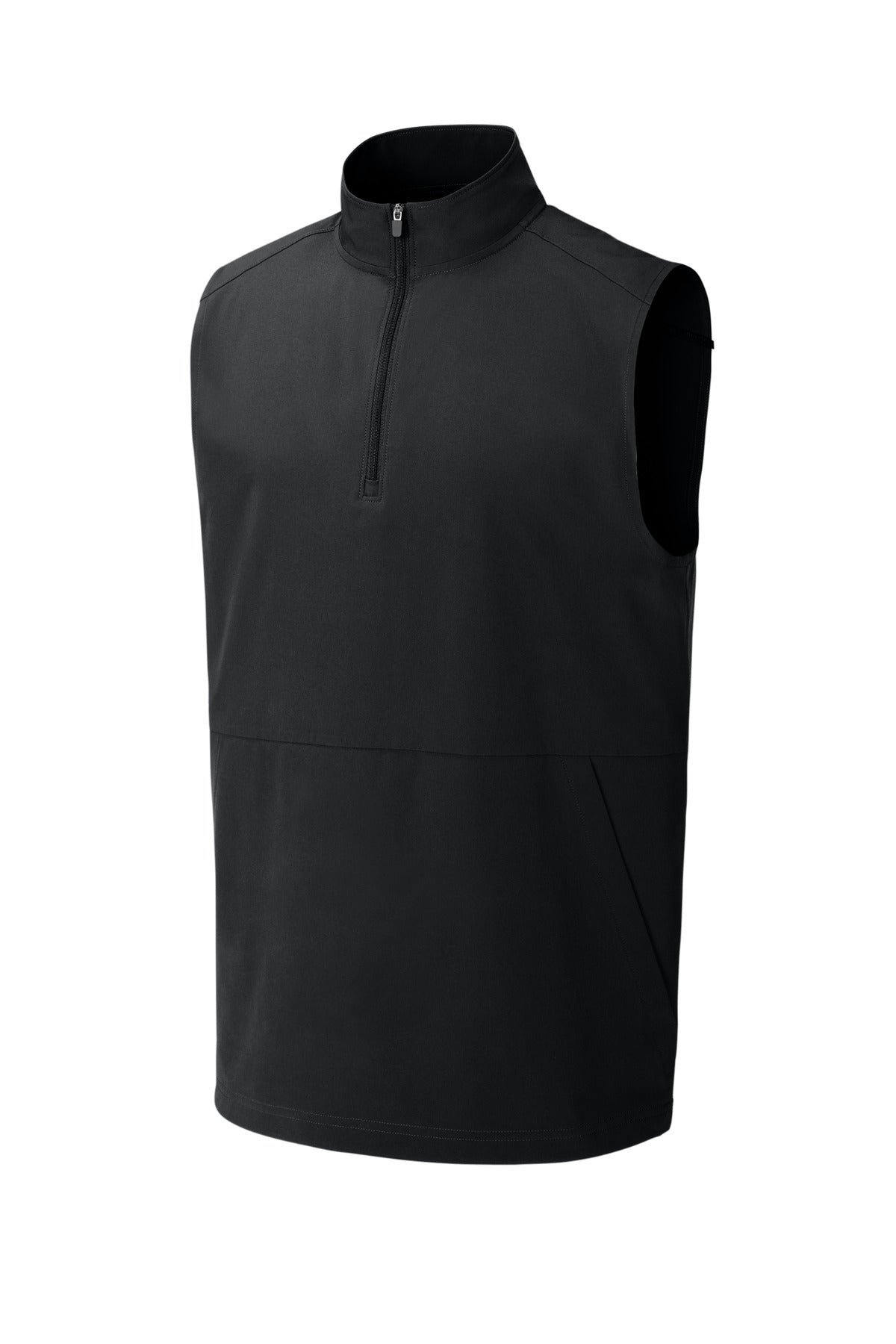 Sport-Tek Repeat 1/2-Zip Vest - Black