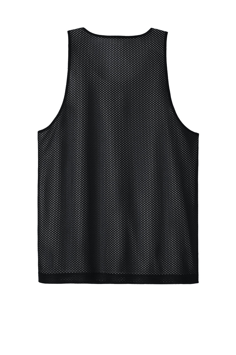 Sport-Tek PosiCharge Reversible Mesh Tank - Black/ White
