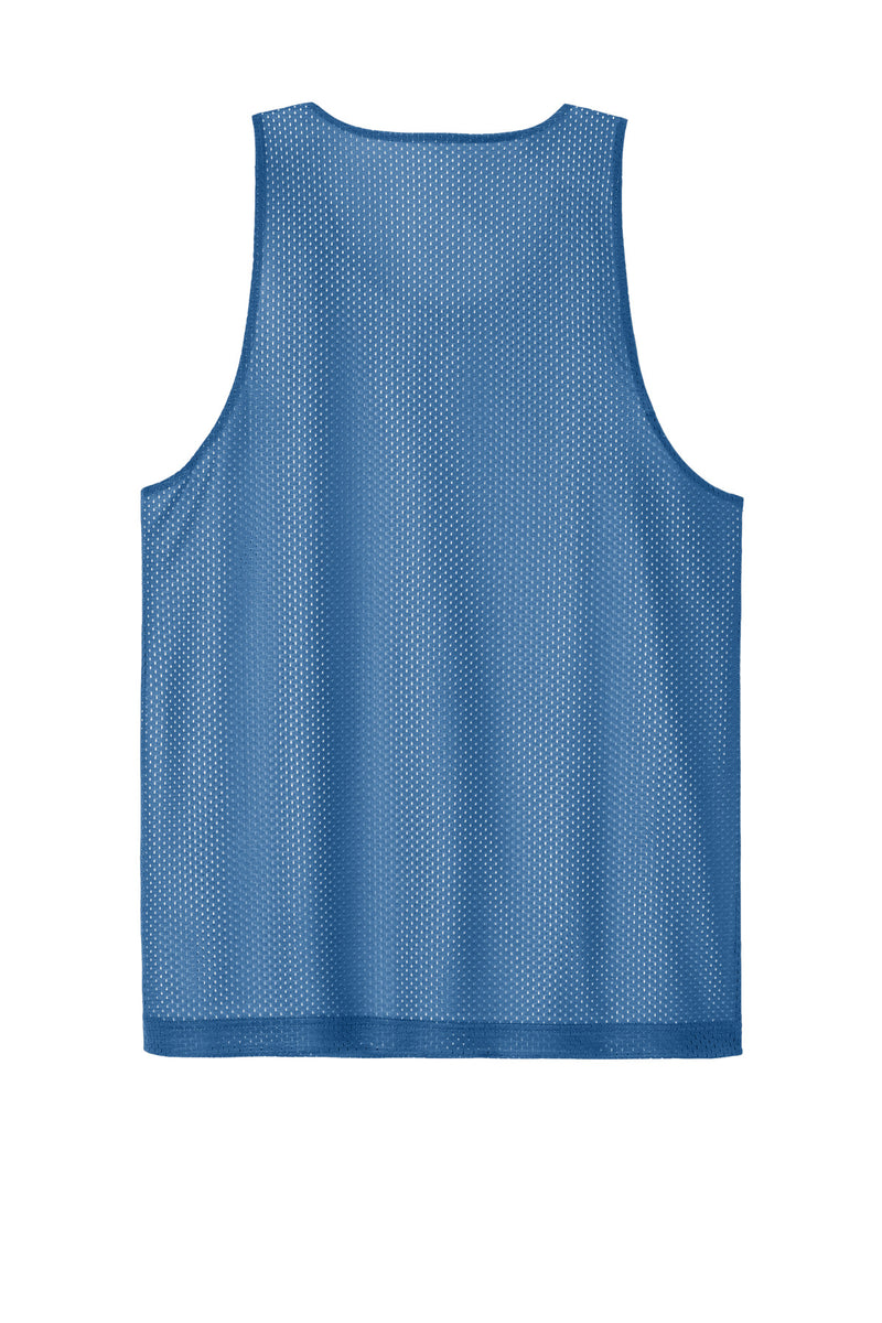 Sport-Tek PosiCharge Reversible Mesh Tank - Carolina Blue/ White