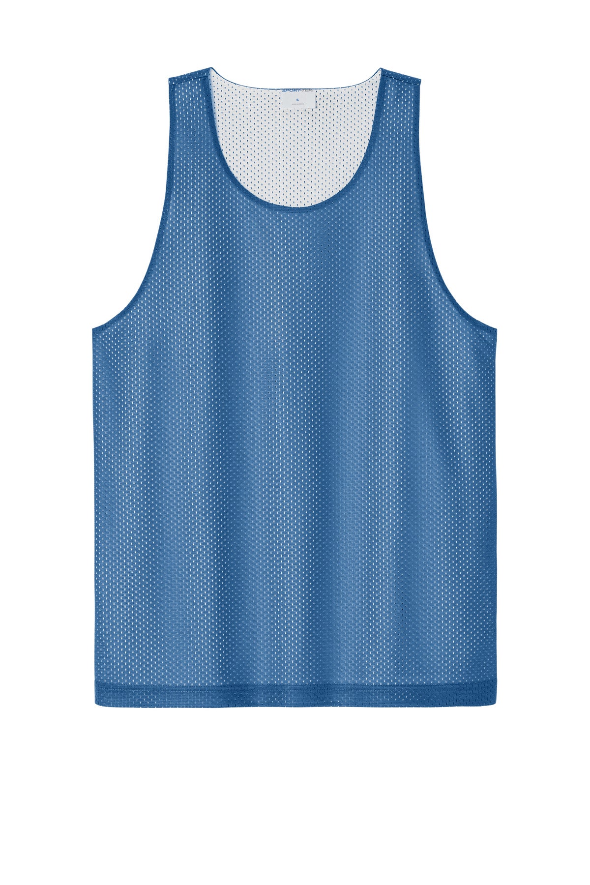 Sport-Tek PosiCharge Reversible Mesh Tank - Carolina Blue/ White