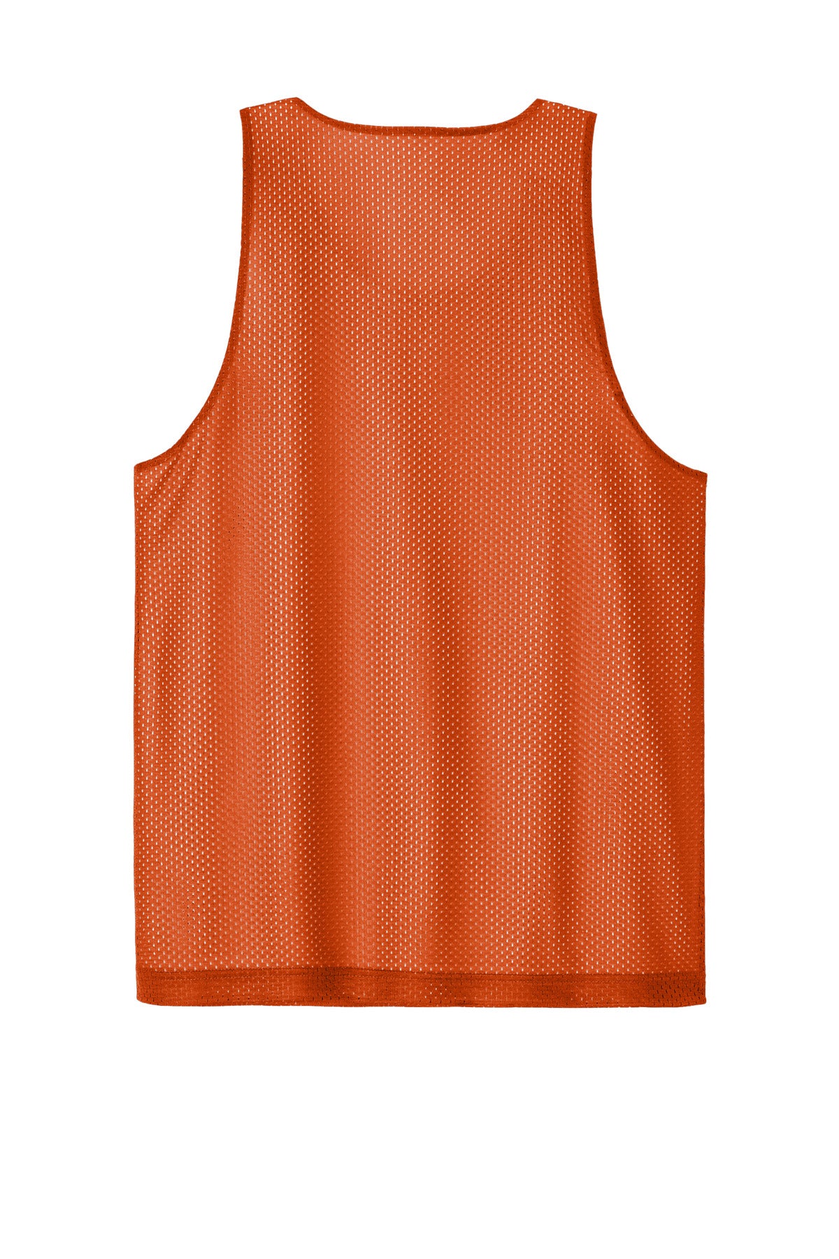 Sport-Tek PosiCharge Reversible Mesh Tank - Deep Orange/ White