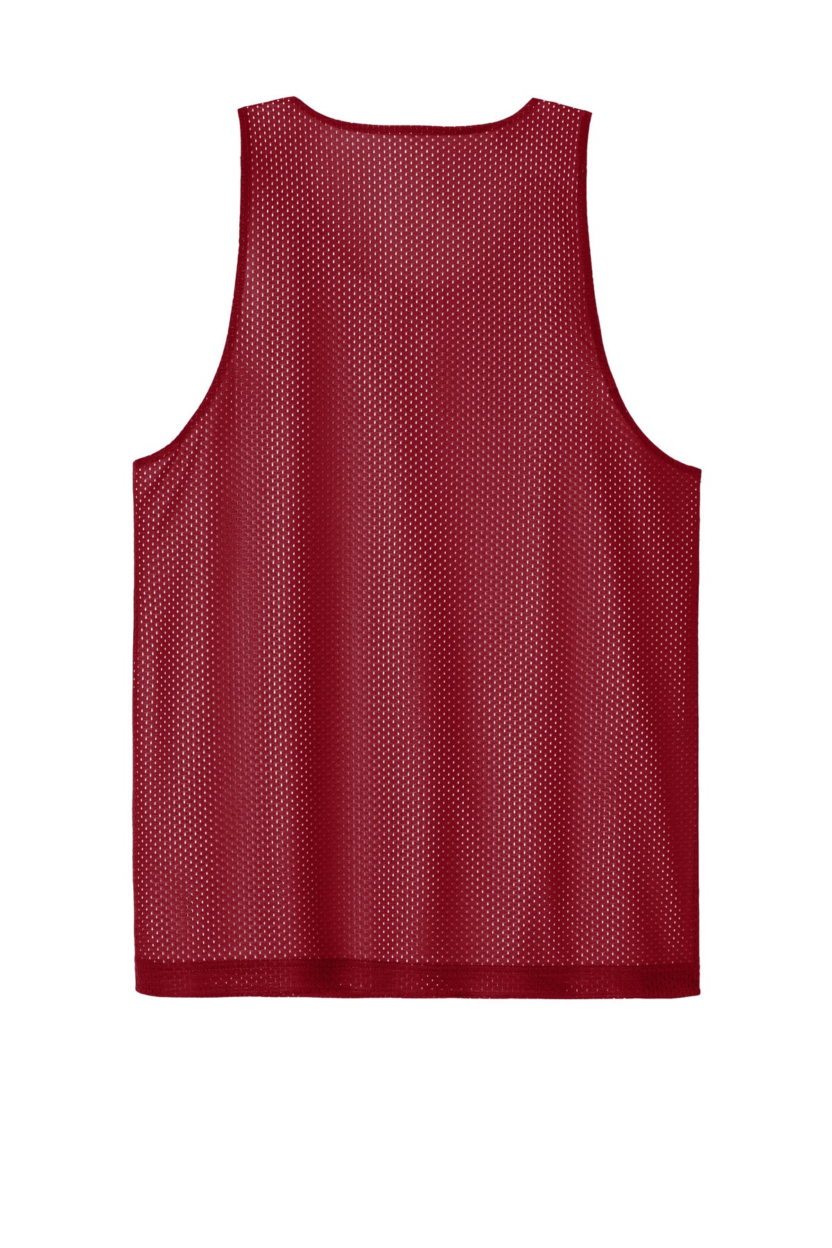 Sport-Tek PosiCharge Reversible Mesh Tank - Deep Red/ White