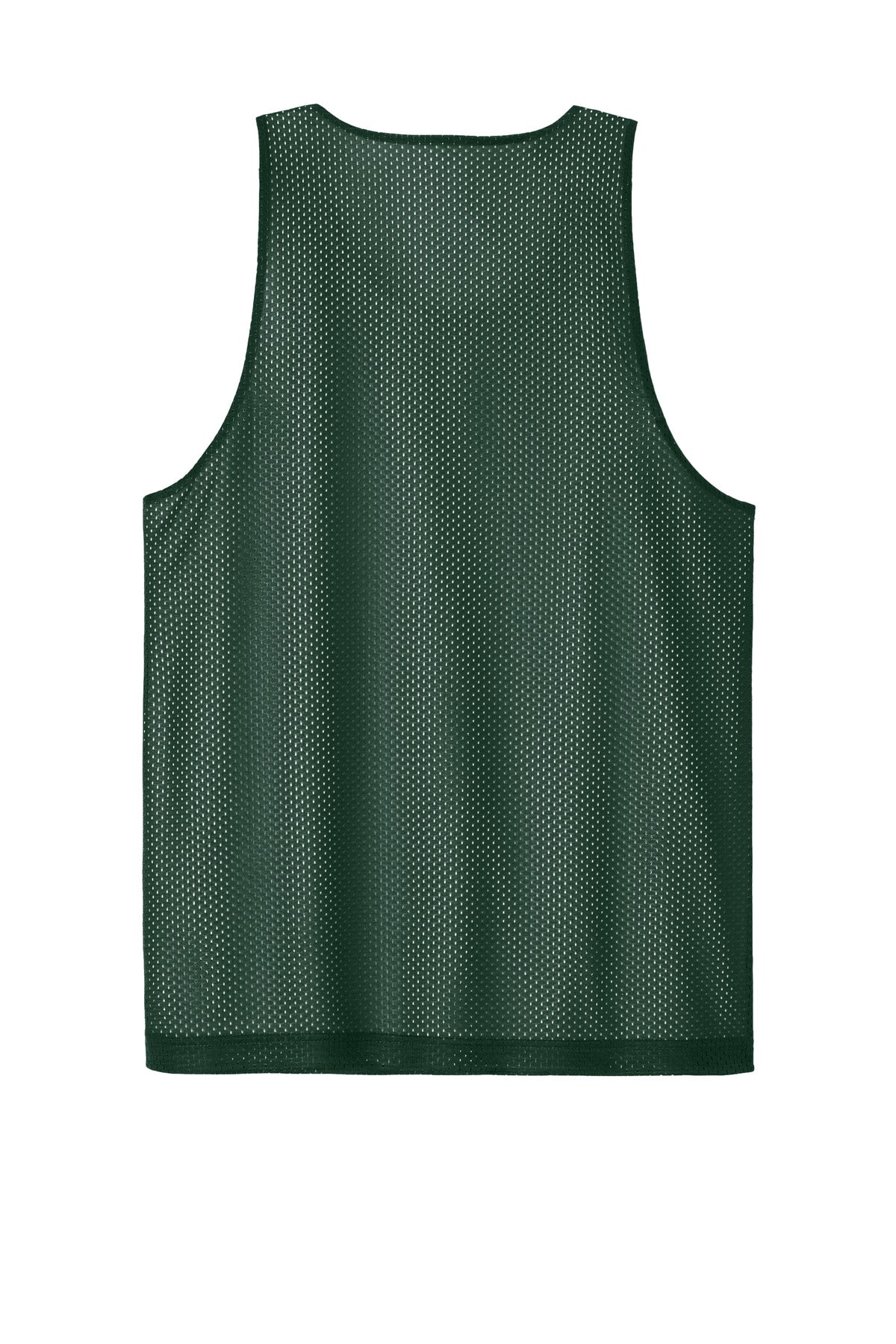 Sport-Tek PosiCharge Reversible Mesh Tank - Forest Green/ White