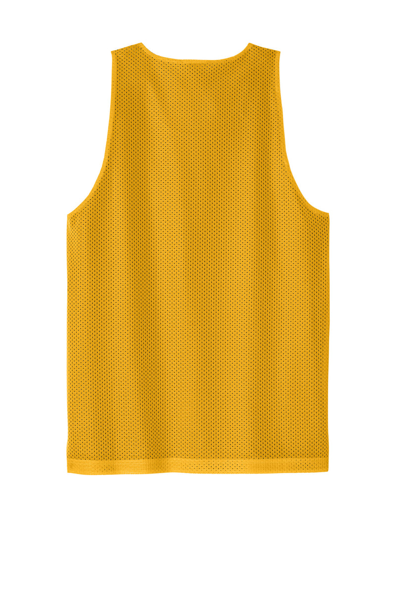 Sport-Tek PosiCharge Reversible Mesh Tank - Gold/ Black