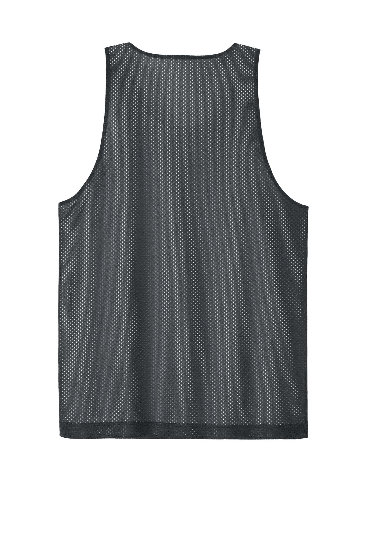 Sport-Tek PosiCharge Reversible Mesh Tank - Iron Grey/ White