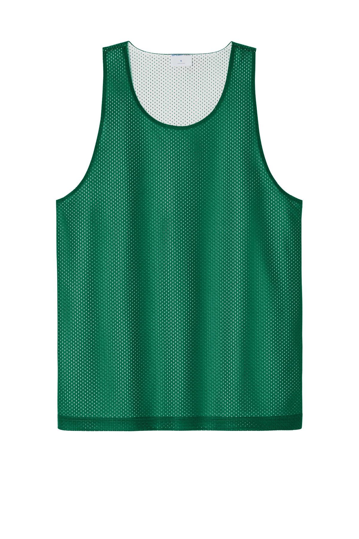 Sport-Tek PosiCharge Reversible Mesh Tank - Kelly Green/ White