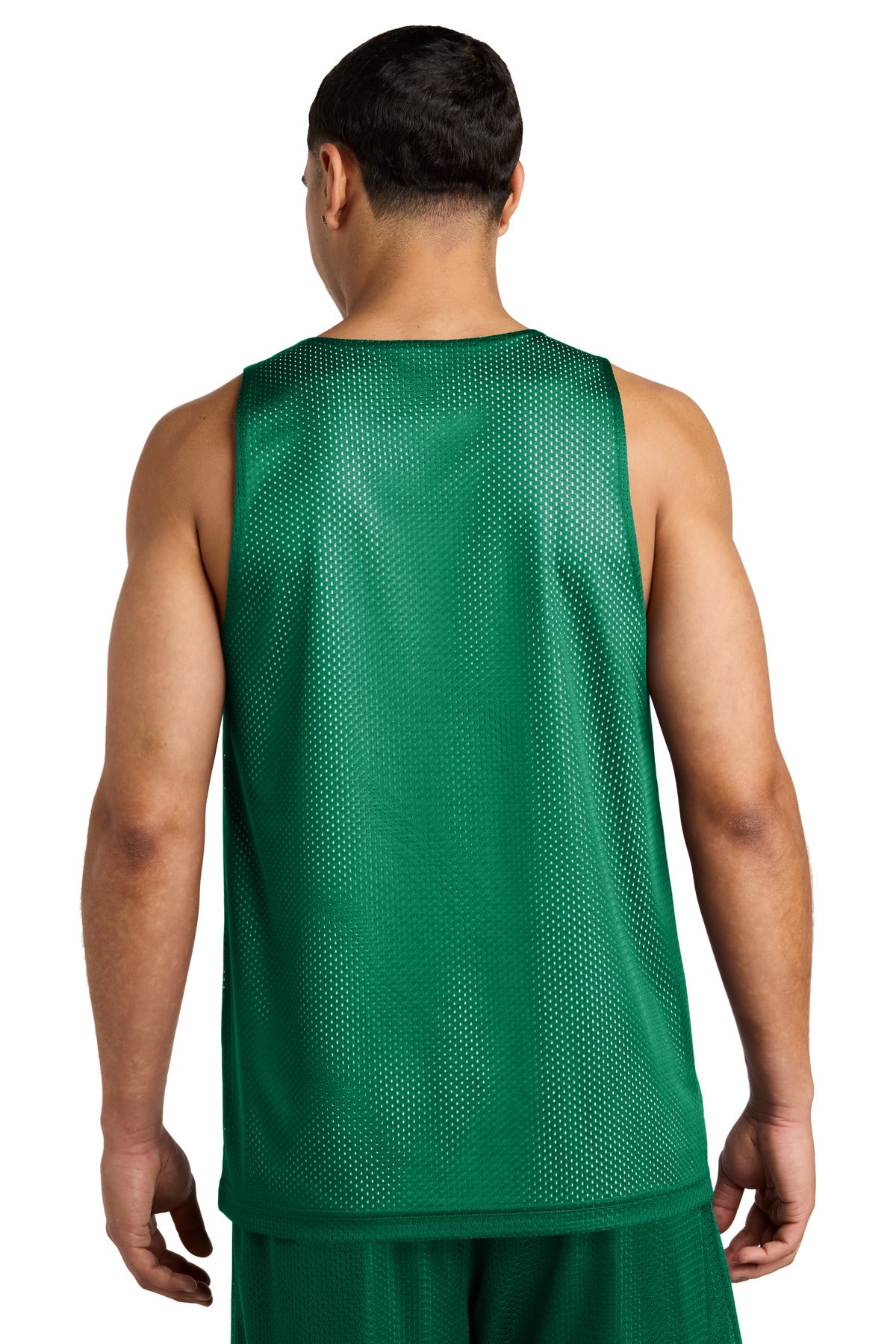 Sport-Tek PosiCharge Reversible Mesh Tank - Kelly Green/ White