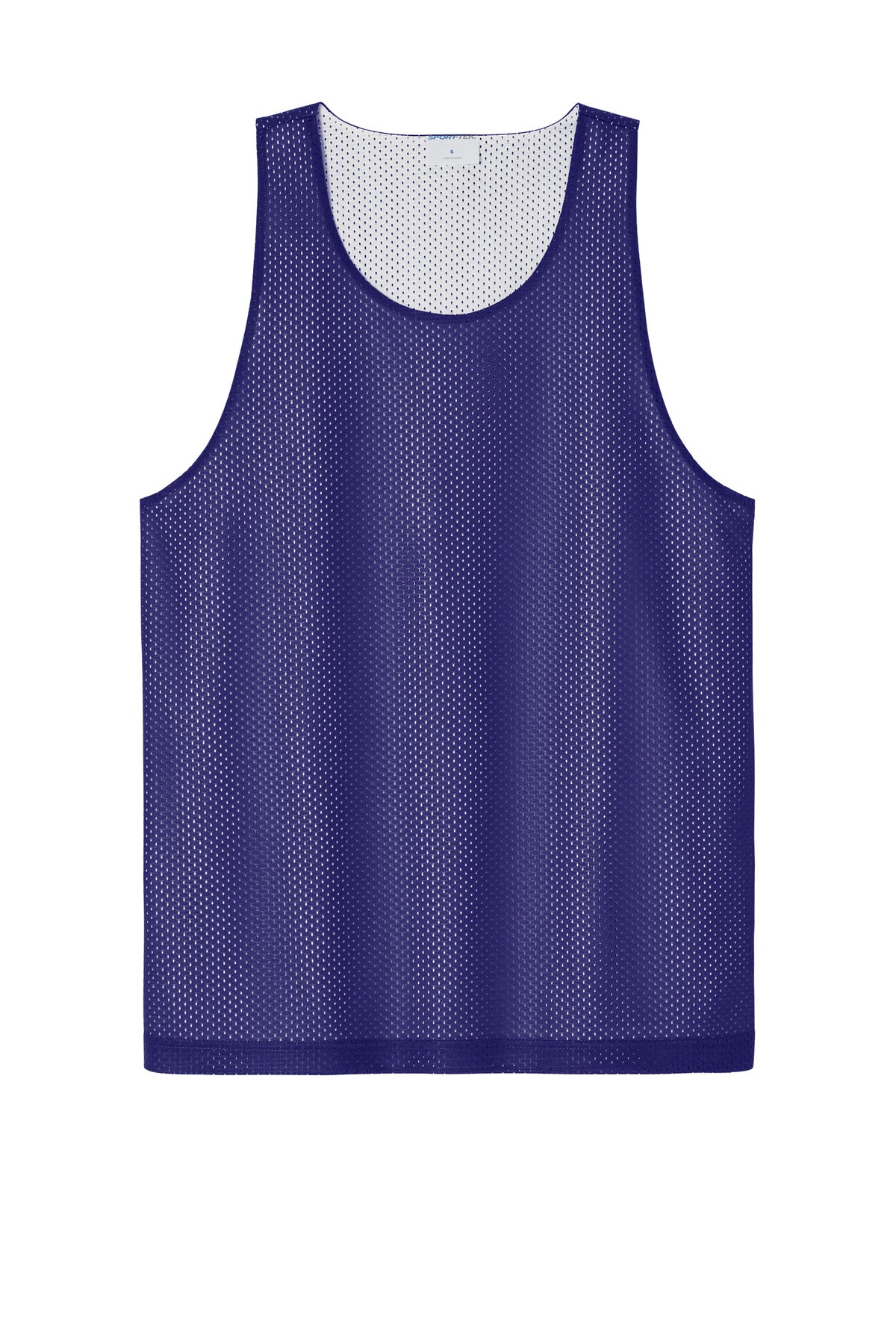Sport-Tek PosiCharge Reversible Mesh Tank - Purple/ White