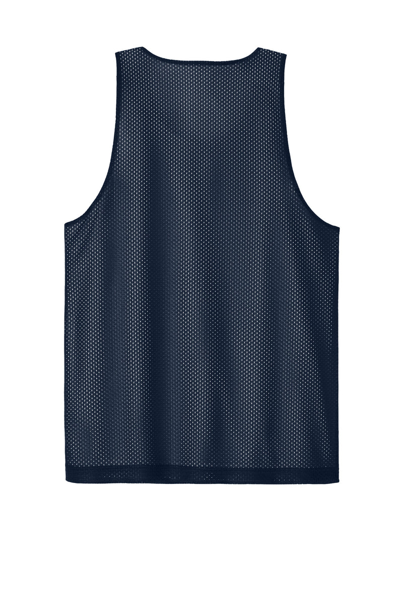 Sport-Tek PosiCharge Reversible Mesh Tank - True Navy/ White