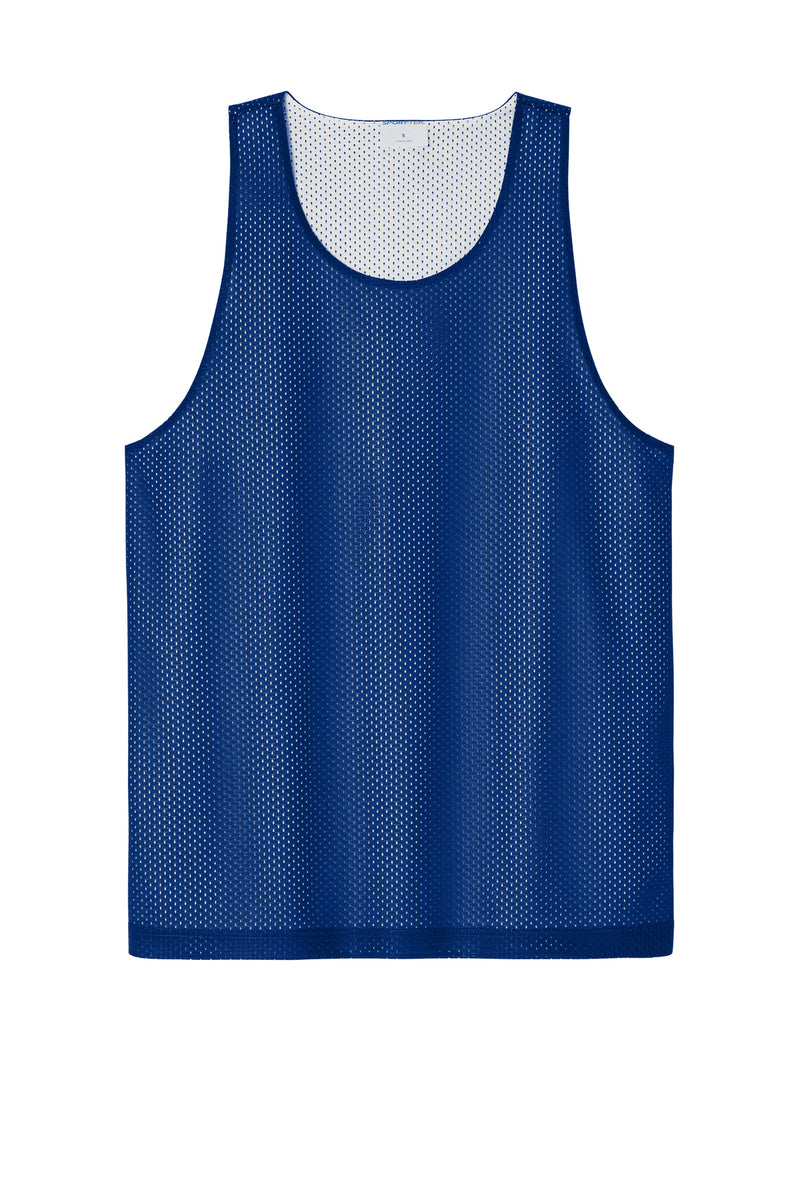 Sport-Tek PosiCharge Reversible Mesh Tank - True Royal/ White