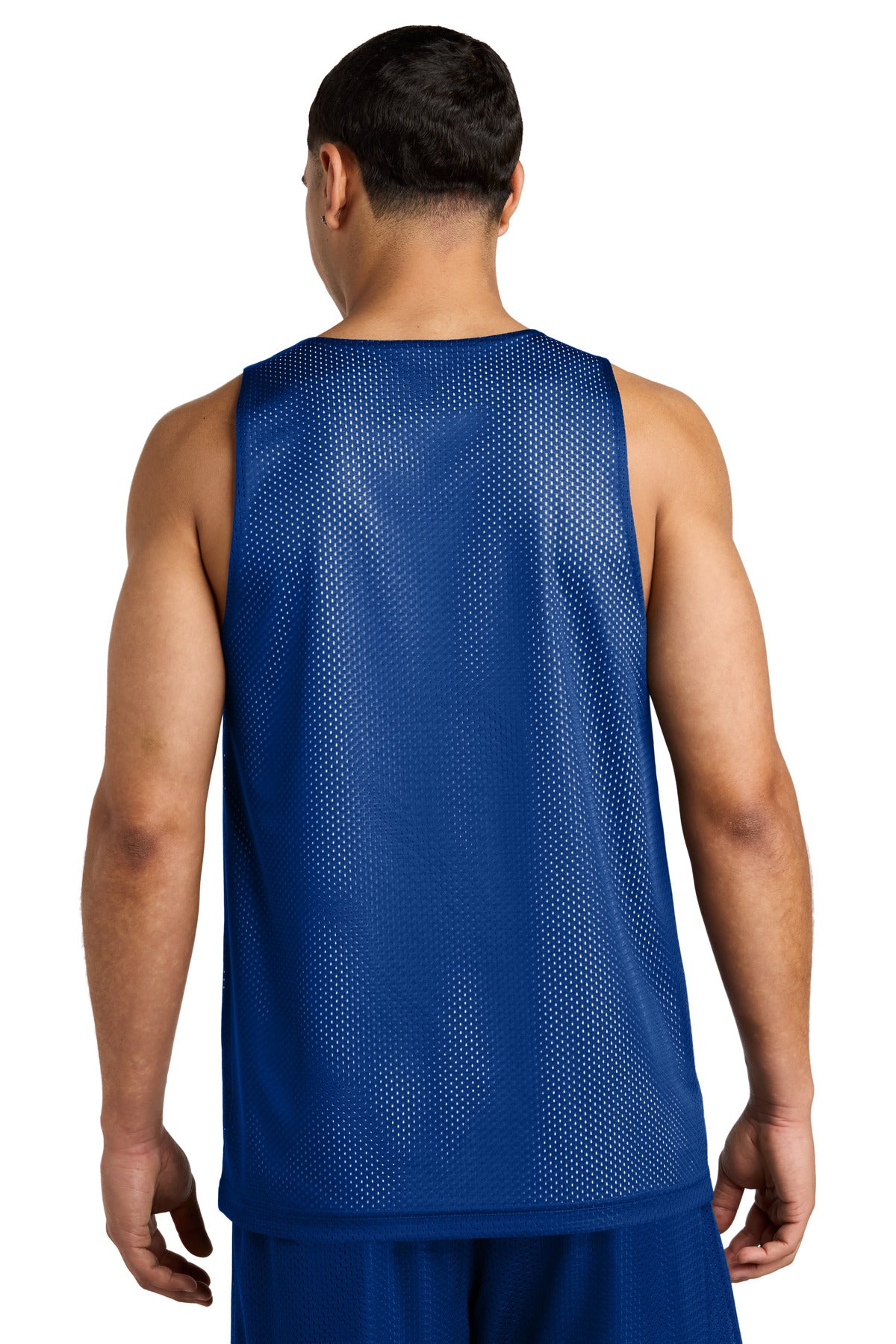 Sport-Tek PosiCharge Reversible Mesh Tank - True Royal/ White