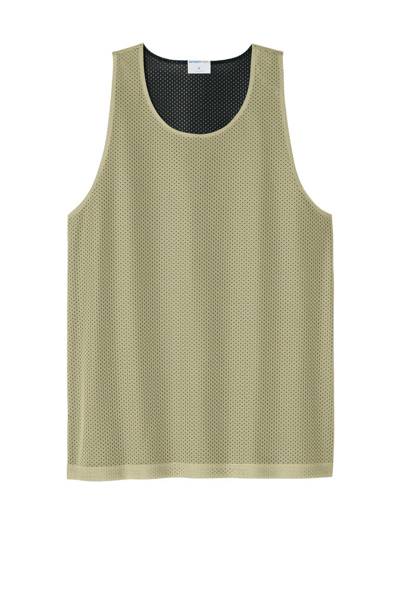 Sport-Tek PosiCharge Reversible Mesh Tank - Vegas Gold/ Black